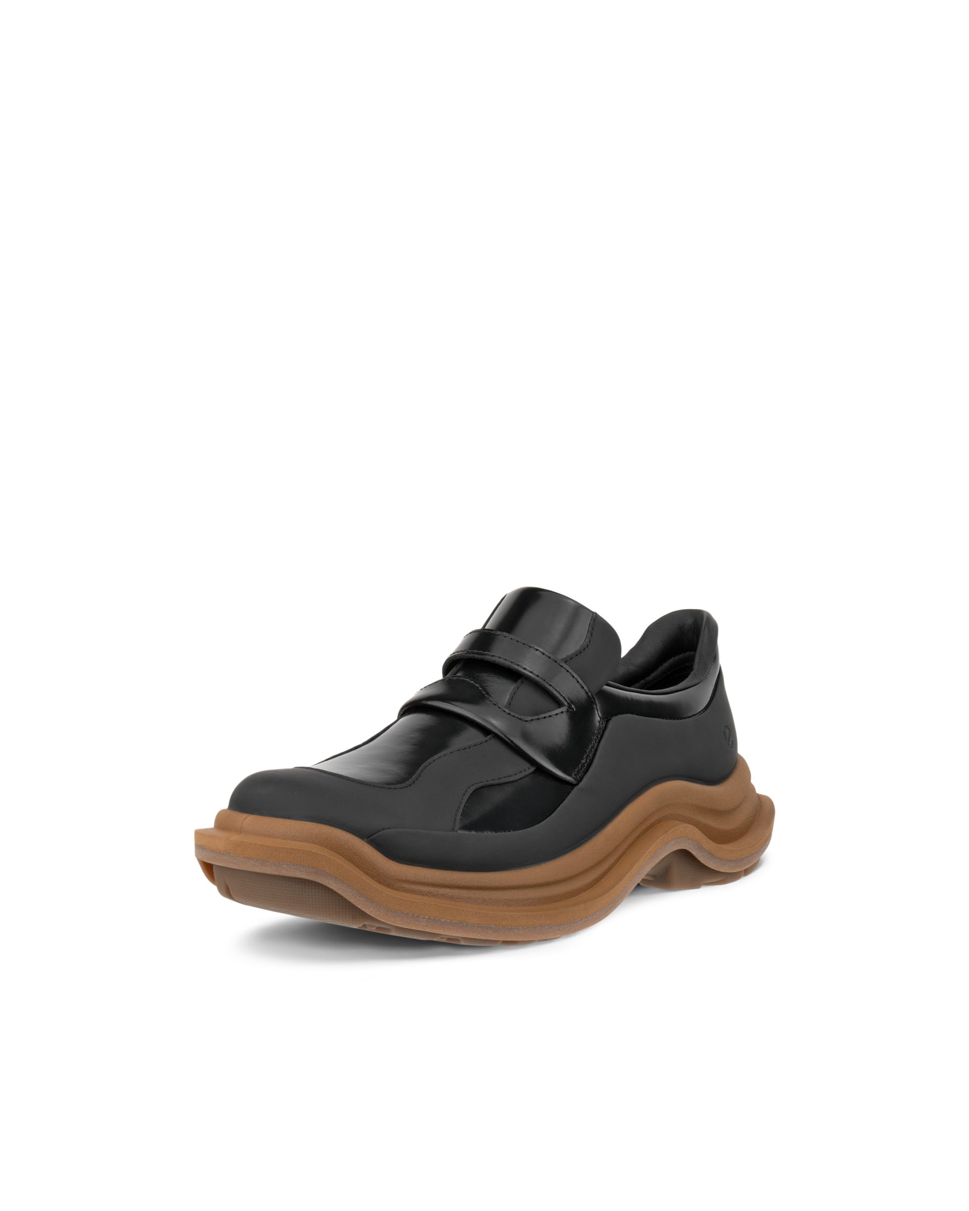 ECCO® OFFROAD chaussures de plein air en cuir pour femme - Noir - Main