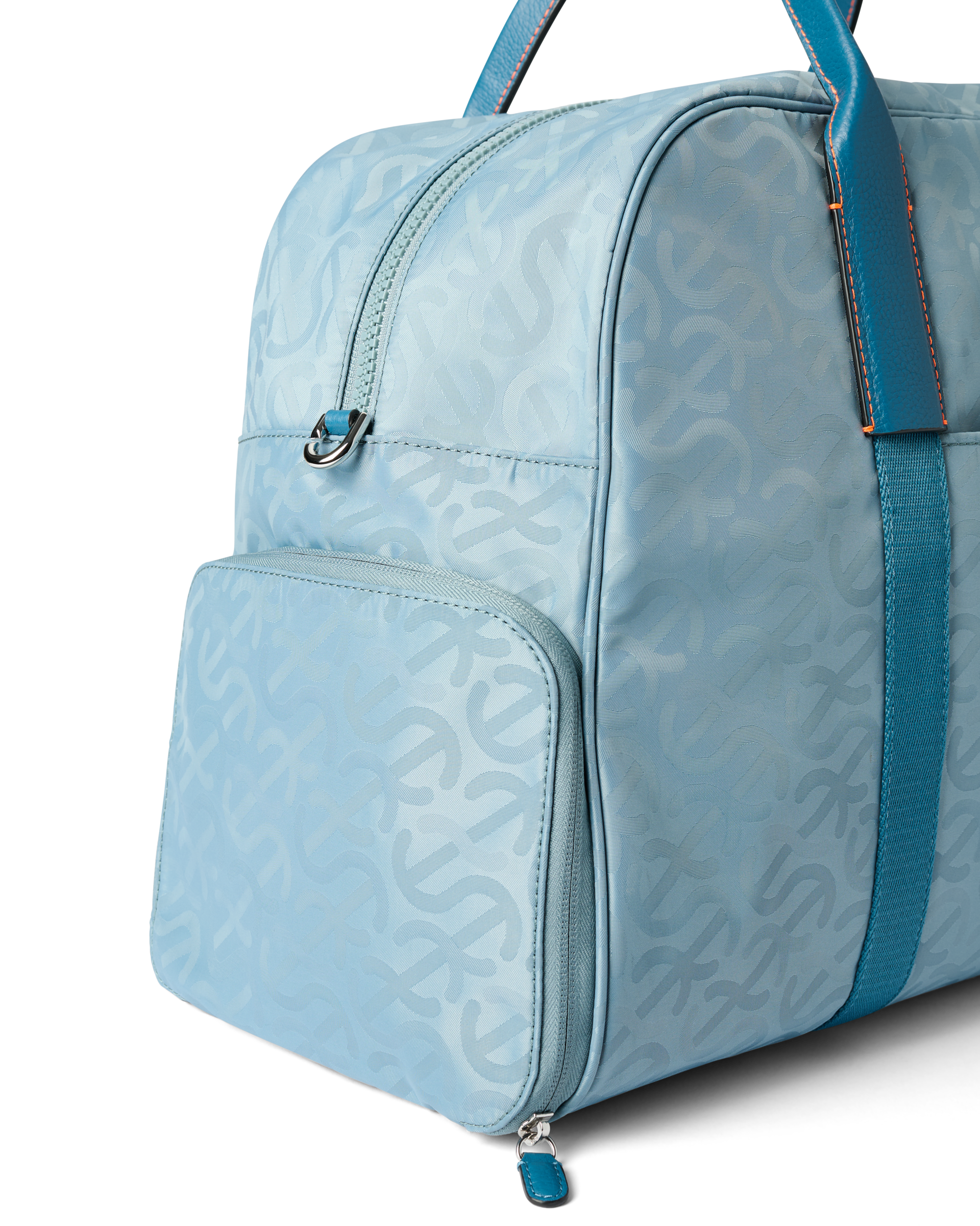 ECCO® GOLF BOSTON E WAVE Leder-Dufflebag - Grau - Detail-2