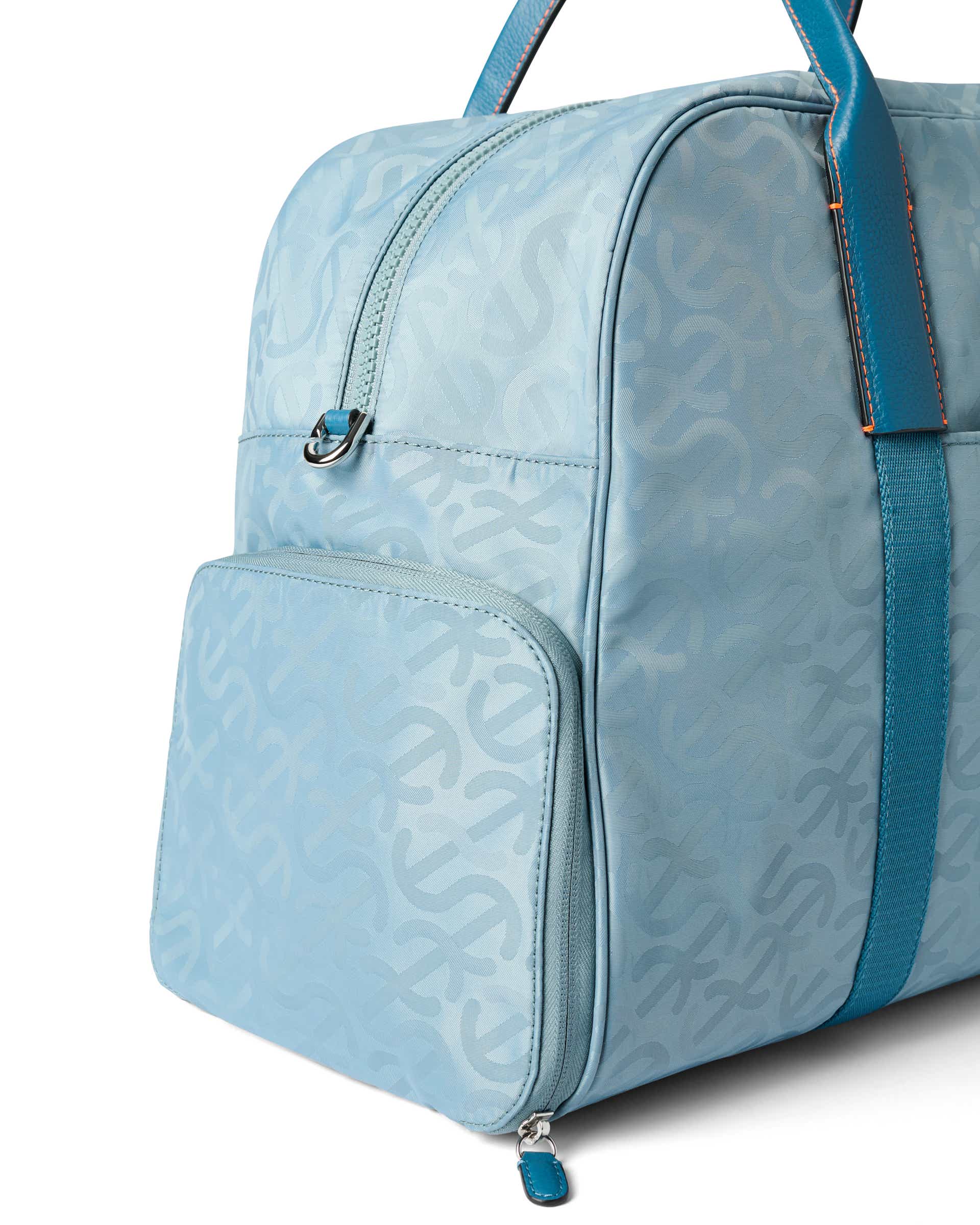 ECCO® GOLF BOSTON E WAVE sac de voyage en cuir - Gris - Detail-2