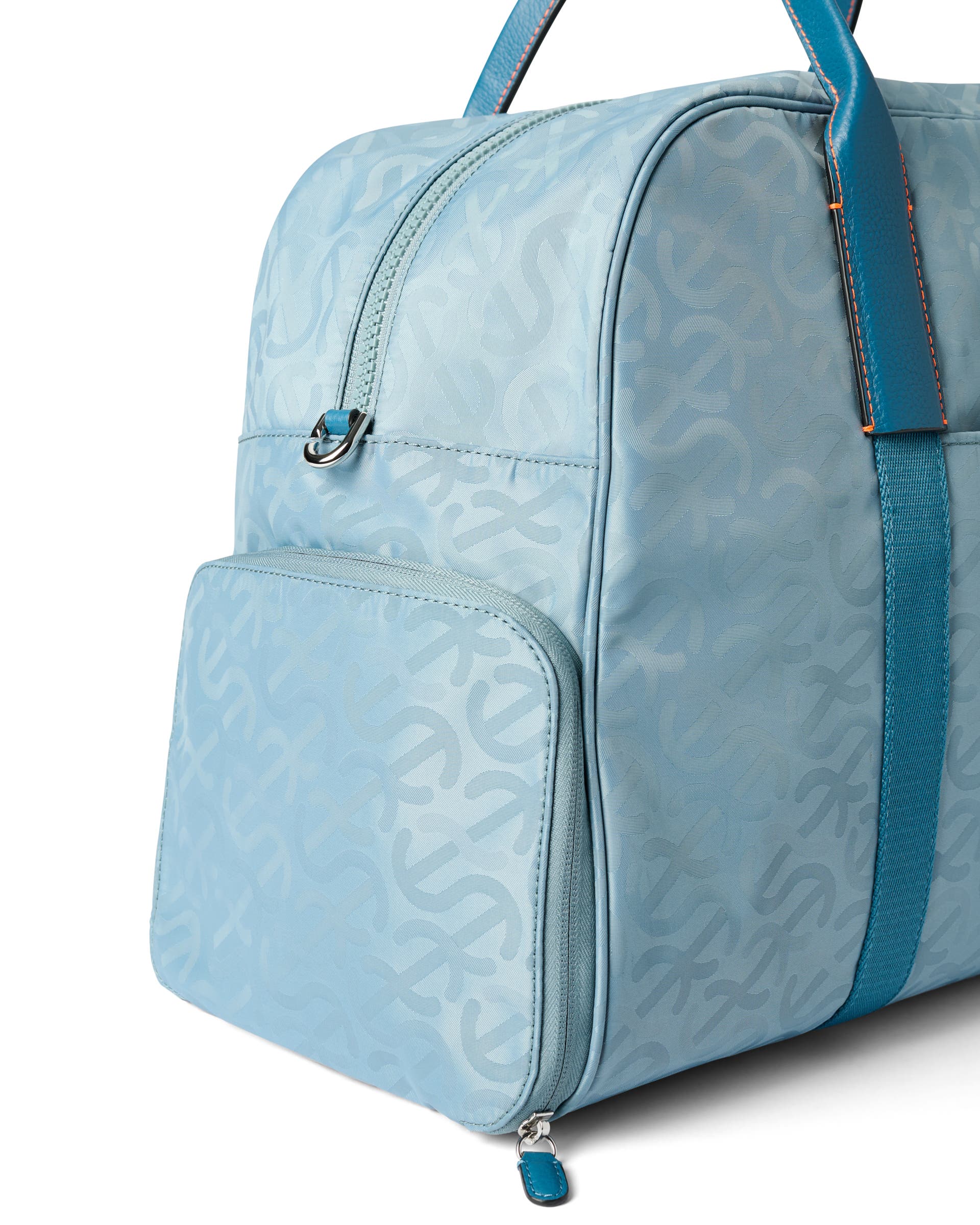 ECCO® GOLF BOSTON E WAVE sac de voyage en cuir - Gris - Detail-2