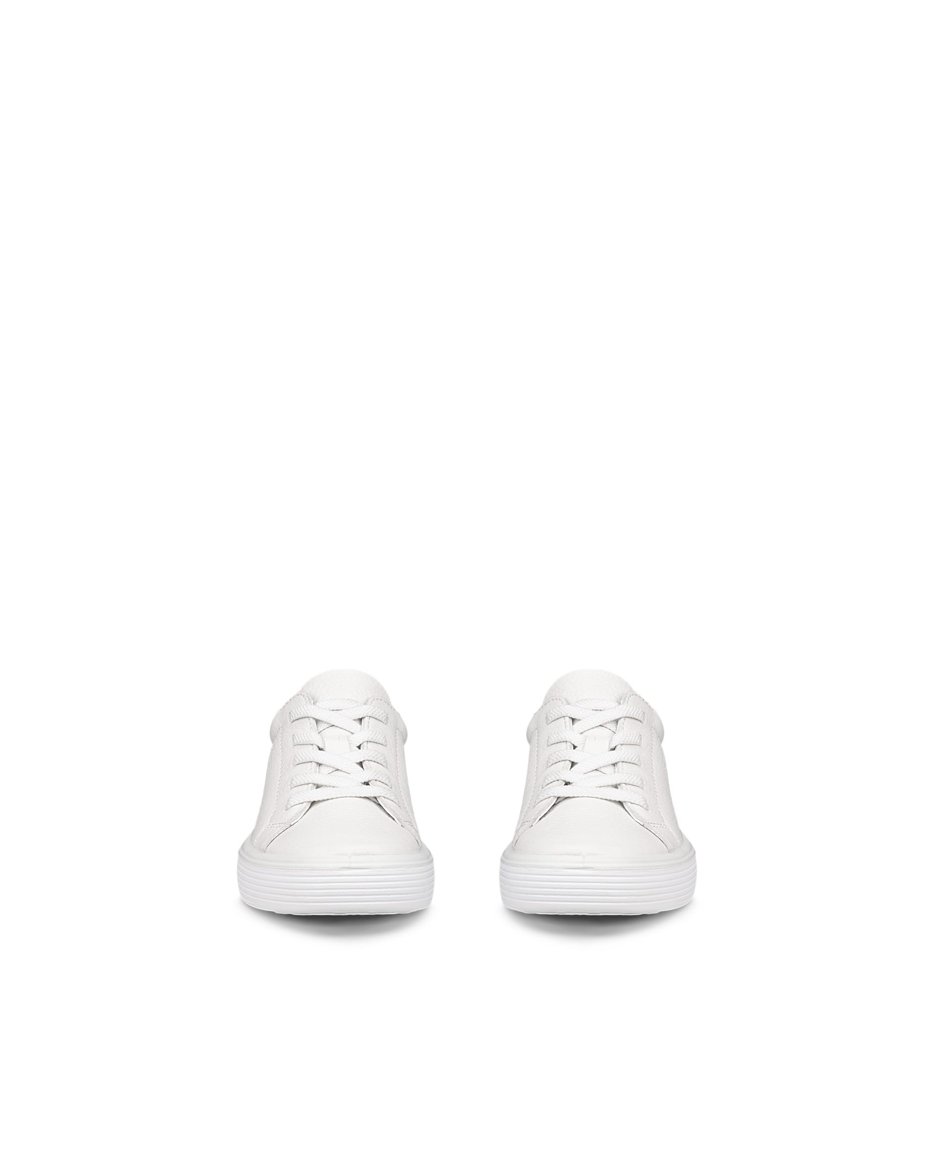 Kids' ECCO® Soft 60 Leather Sneaker - White - Front pair