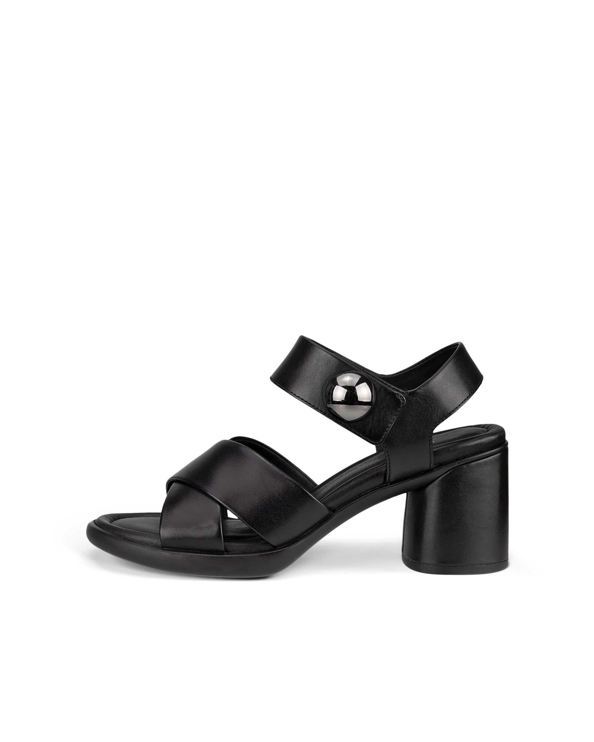 ECCO® Sculpted Sandal LX 55 Damen Ledersandale mit Absatz - Schwarz - Outside
