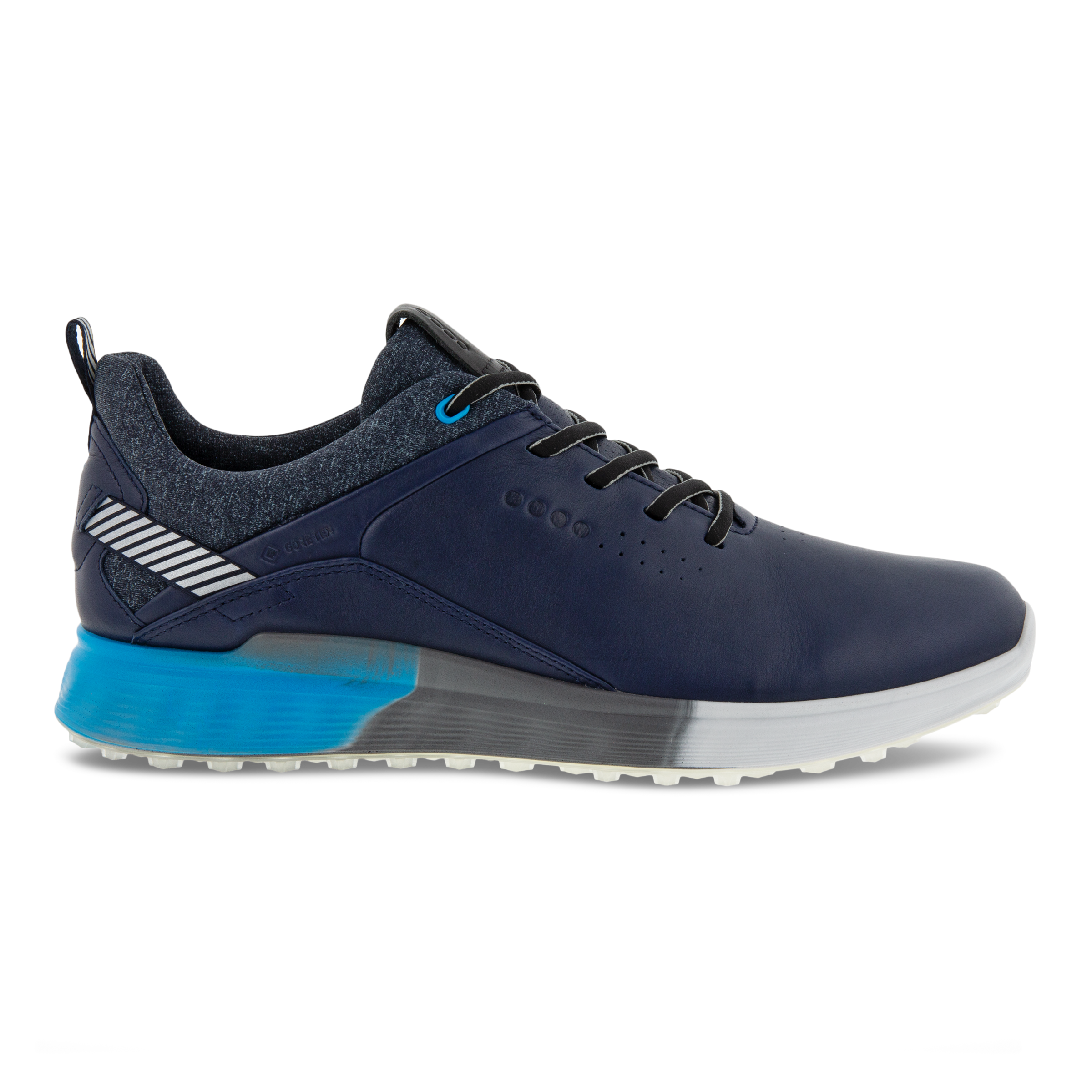 Men's ECCO® Golf S-Three Leather Gore-Tex Shoe | Grey