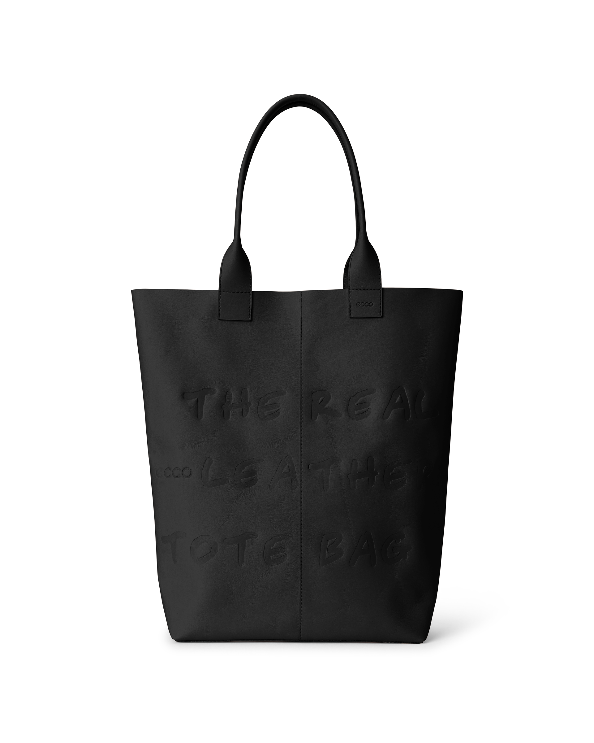 ECCO TOTE REAL LEATHER レザートートバッグ | ブラック