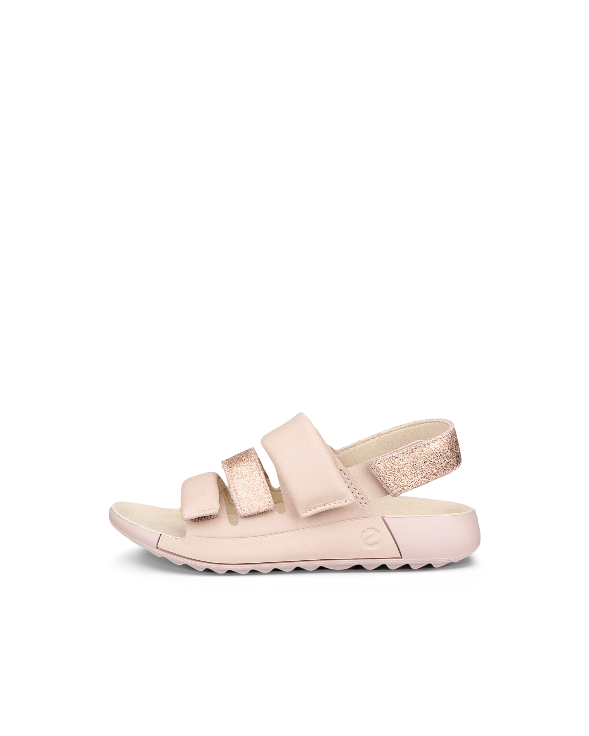 ECCO COZMO - Kids' Leather Walking Sandal - Pink - 32
