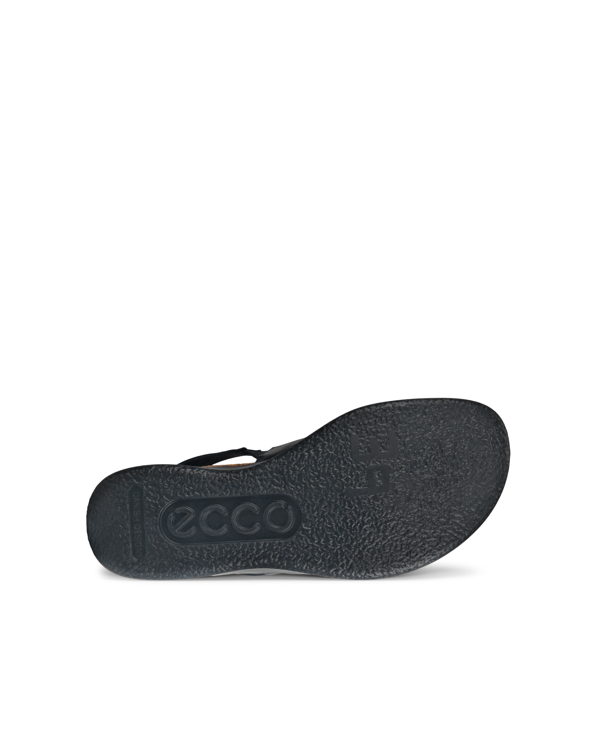 ECCO® Flowt Wedge Cork Dames leren sandaal met kurken sleehak - Zwart - Sole