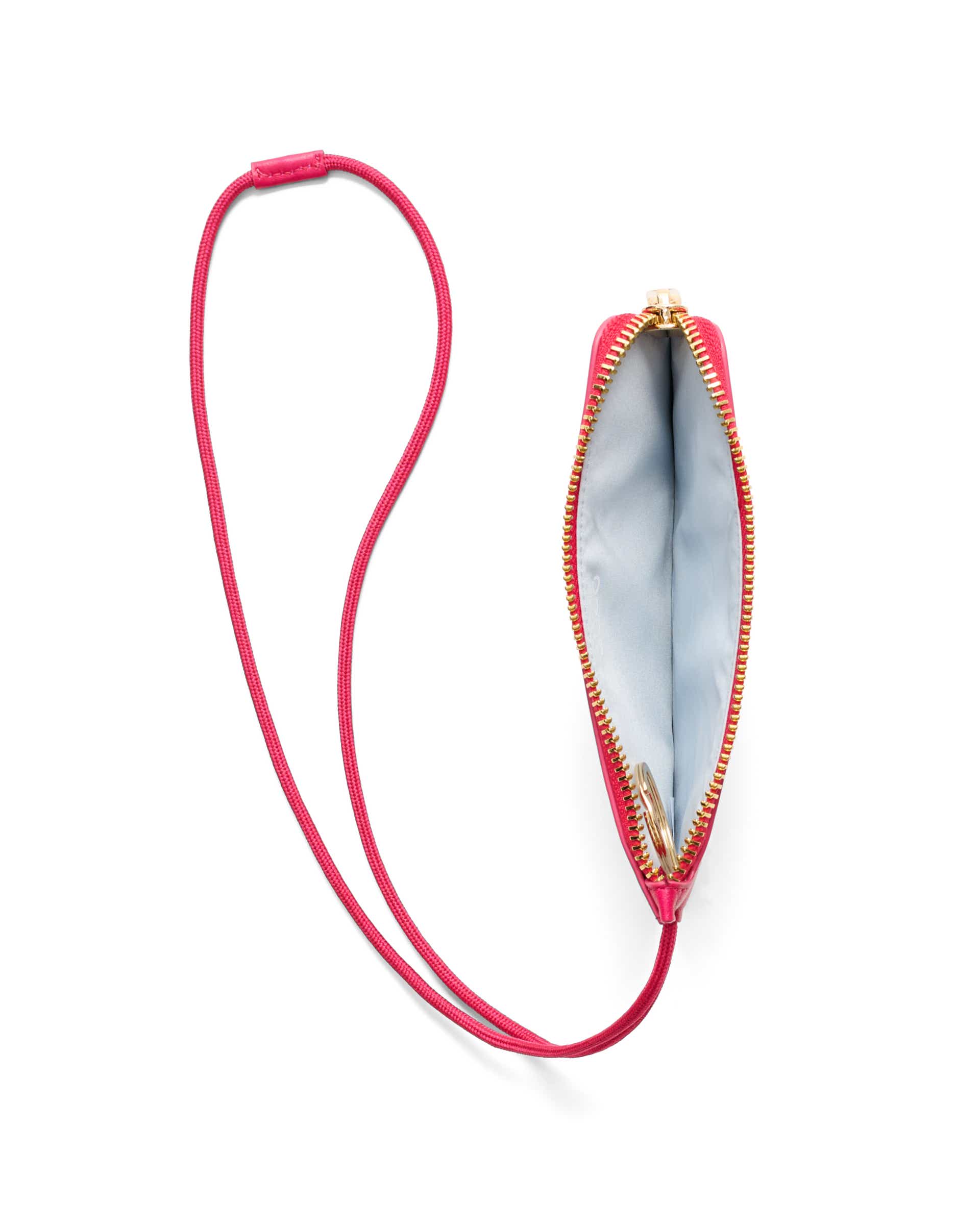 ECCO® Wristlet pochette en cuir - Rose - Birdeye