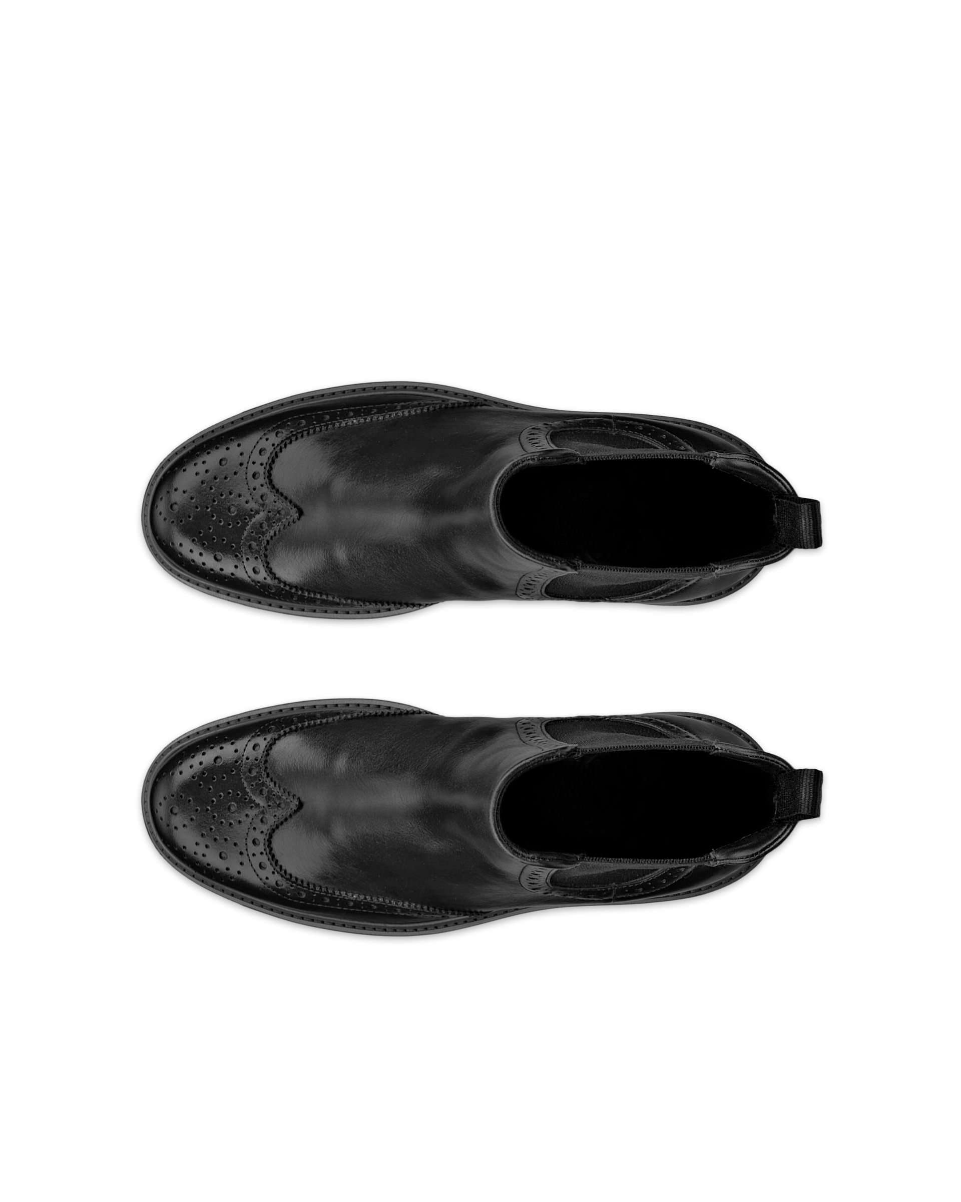 ECCO® METROPOLE OSLO dames leren Chelsea boot - Zwart - Top left pair