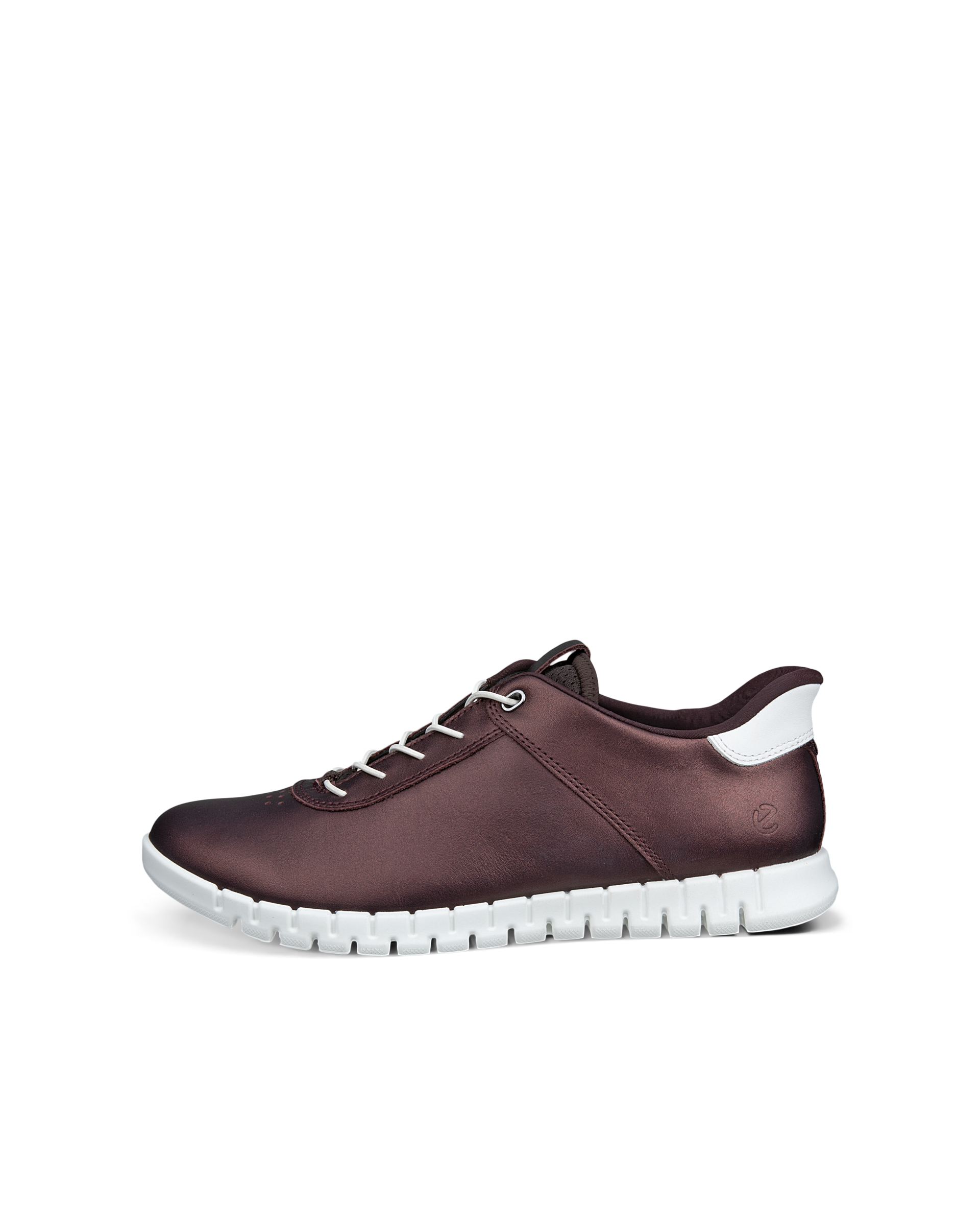 ECCO GRUUV LITE - Women's Leather Slip-On Trainer - Purple - 35