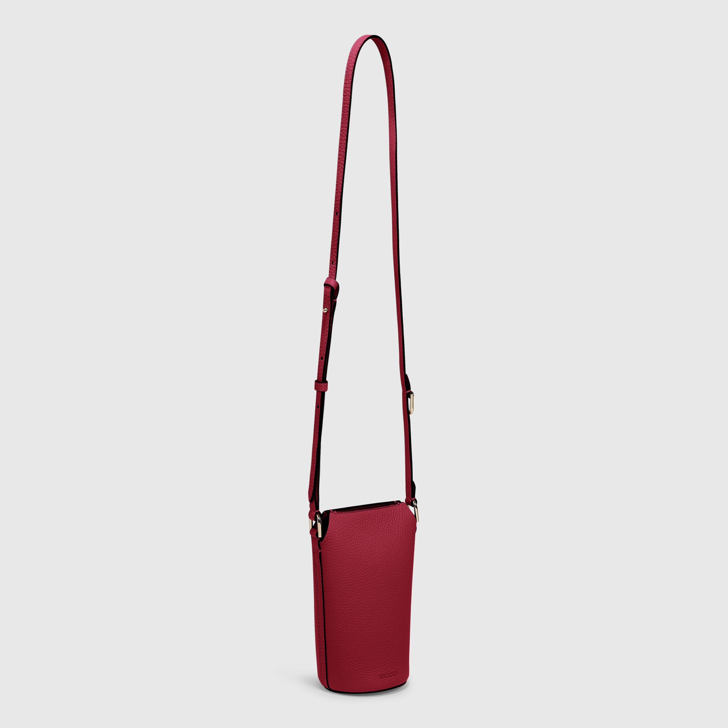 ECCO® Pot Leather Crossbody Bag - Red - Main