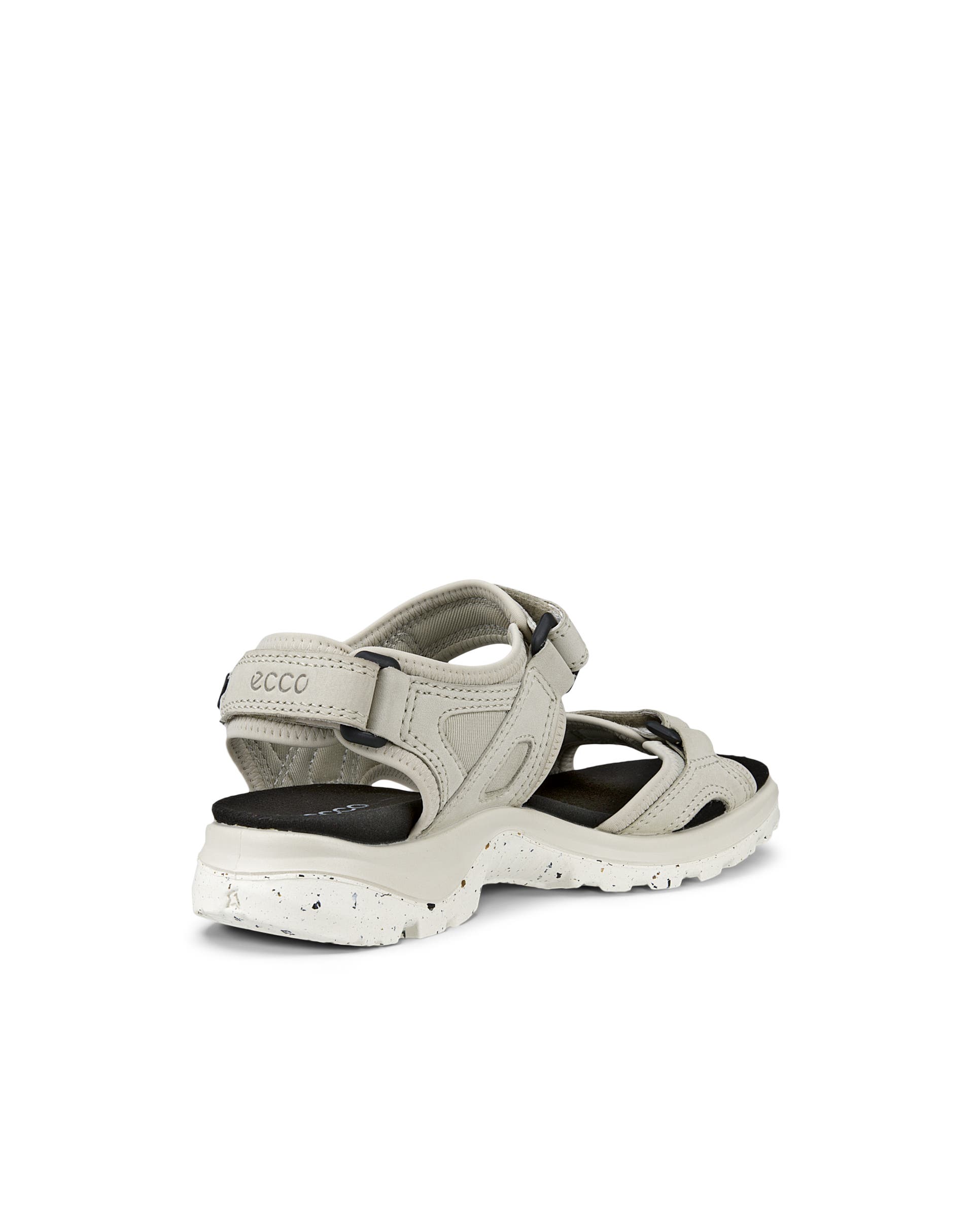 ECCO® Offroad Yucatan Plus Damen Trekkingsandale aus Nubukleder - Grau - Back