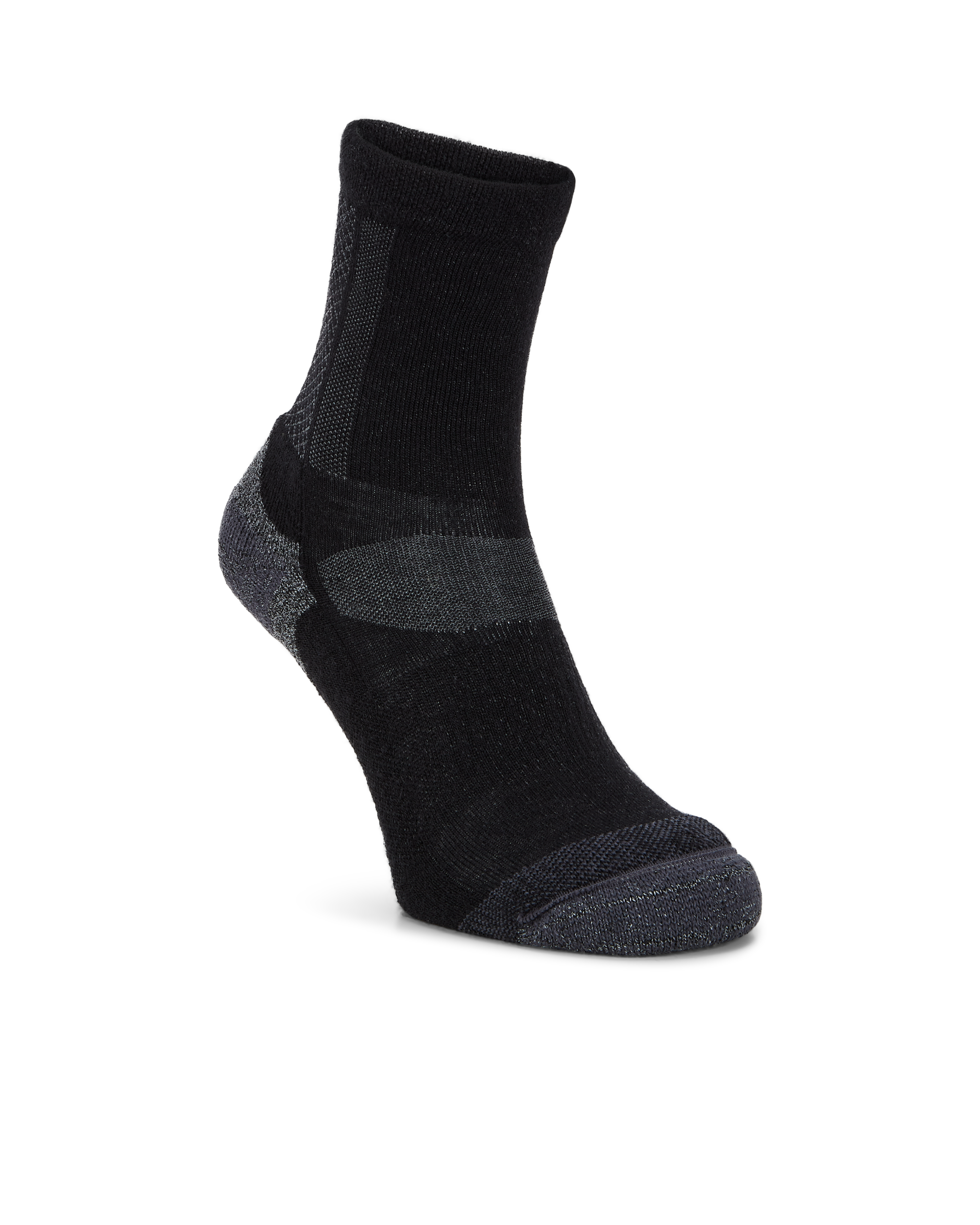 ECCO Outdoor Crew Sock — Black