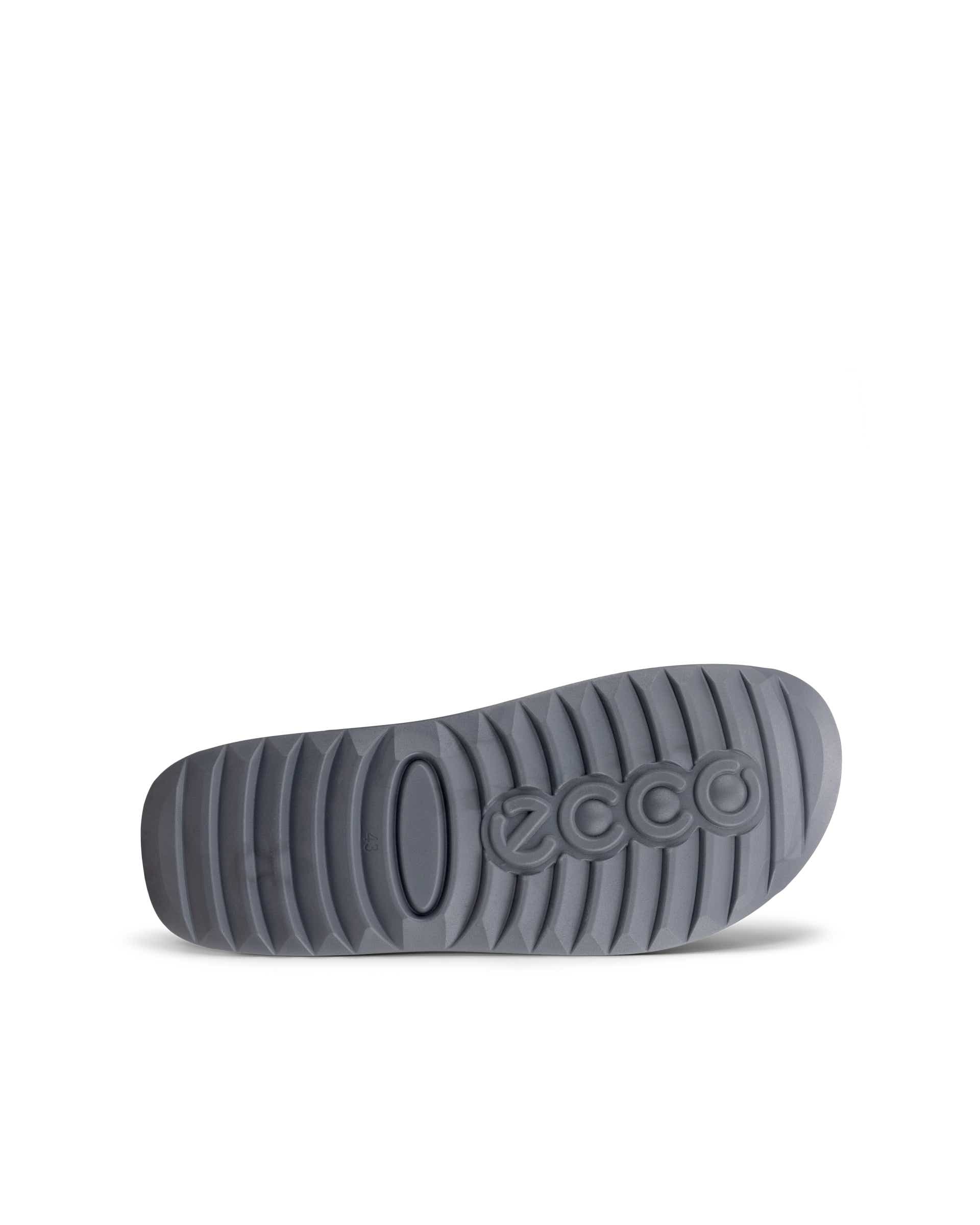 ECCO® Cozmo Shoe férfi mokaszin orrú bőrcipő - Szürke - Sole