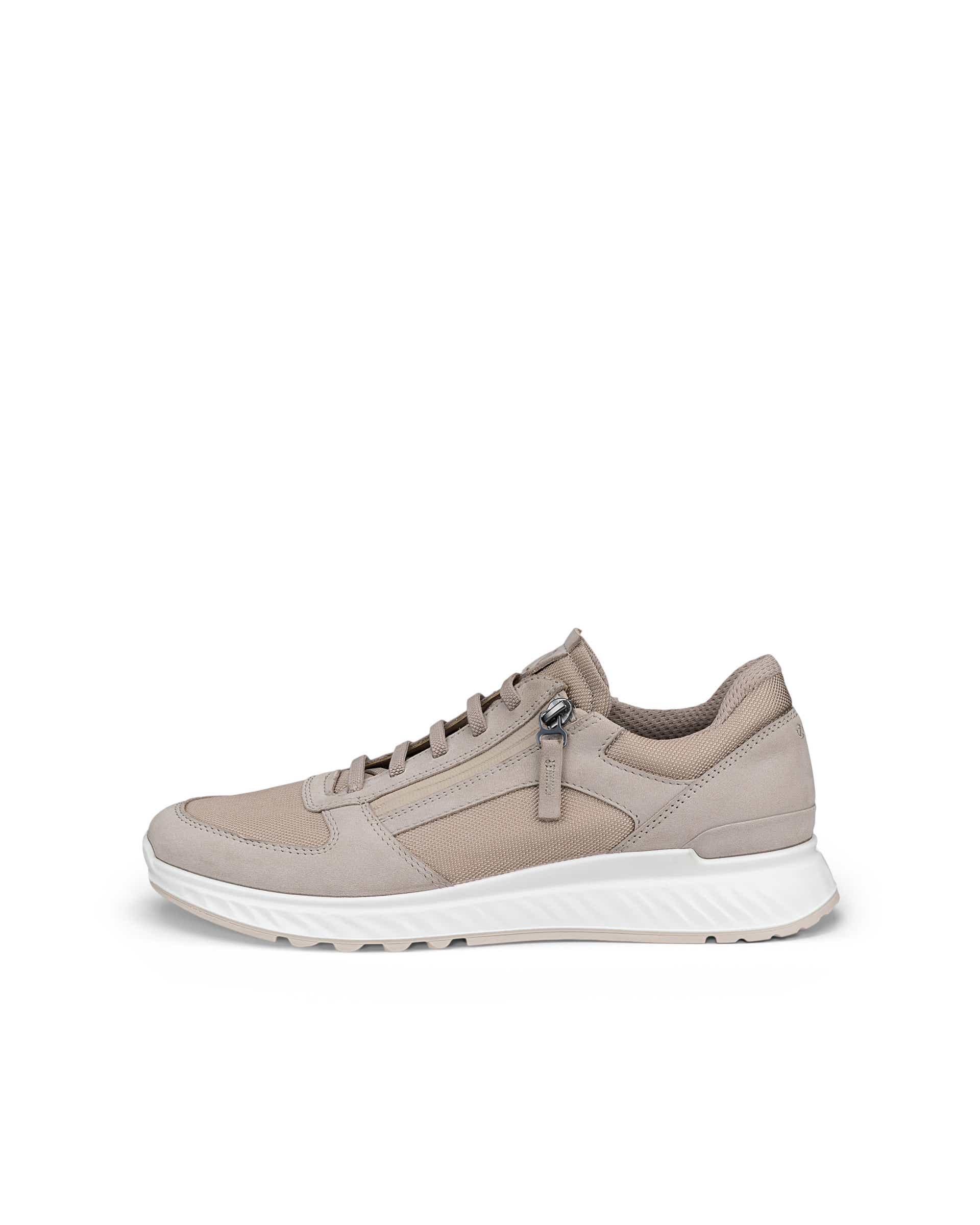 Women's ECCO® Exostride Textile Outdoor Trainer - Grey - Outside