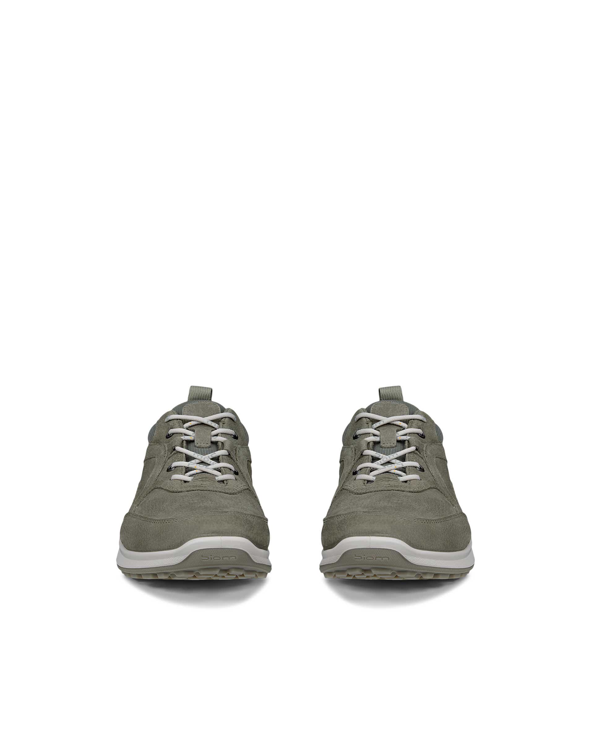 ECCO® BIOM ENERGI sneakers i nubuck til herrer - Grøn - Front pair