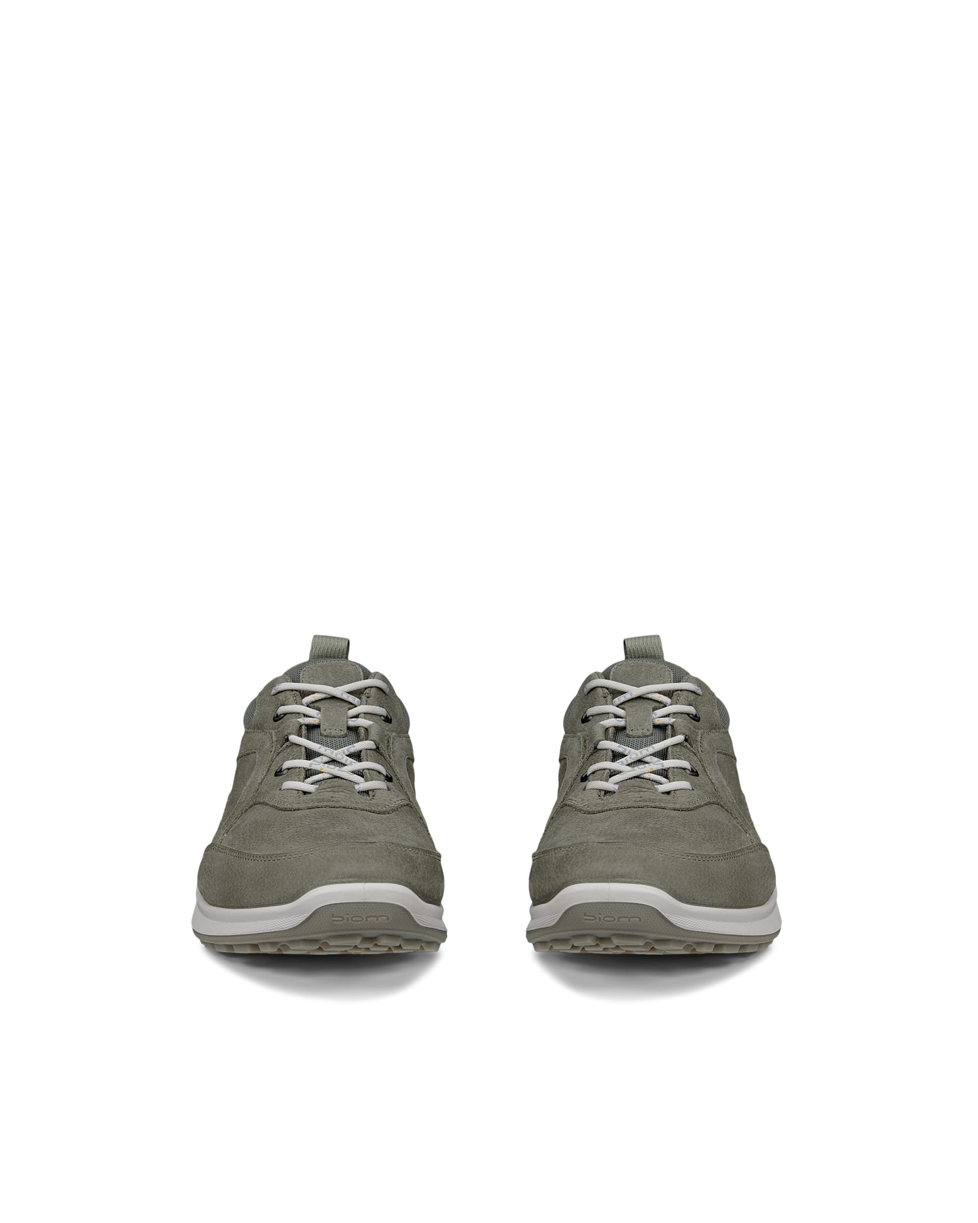 ECCO® BIOM ENERGI sneakers i nubuck til herrer - Grøn - Front pair