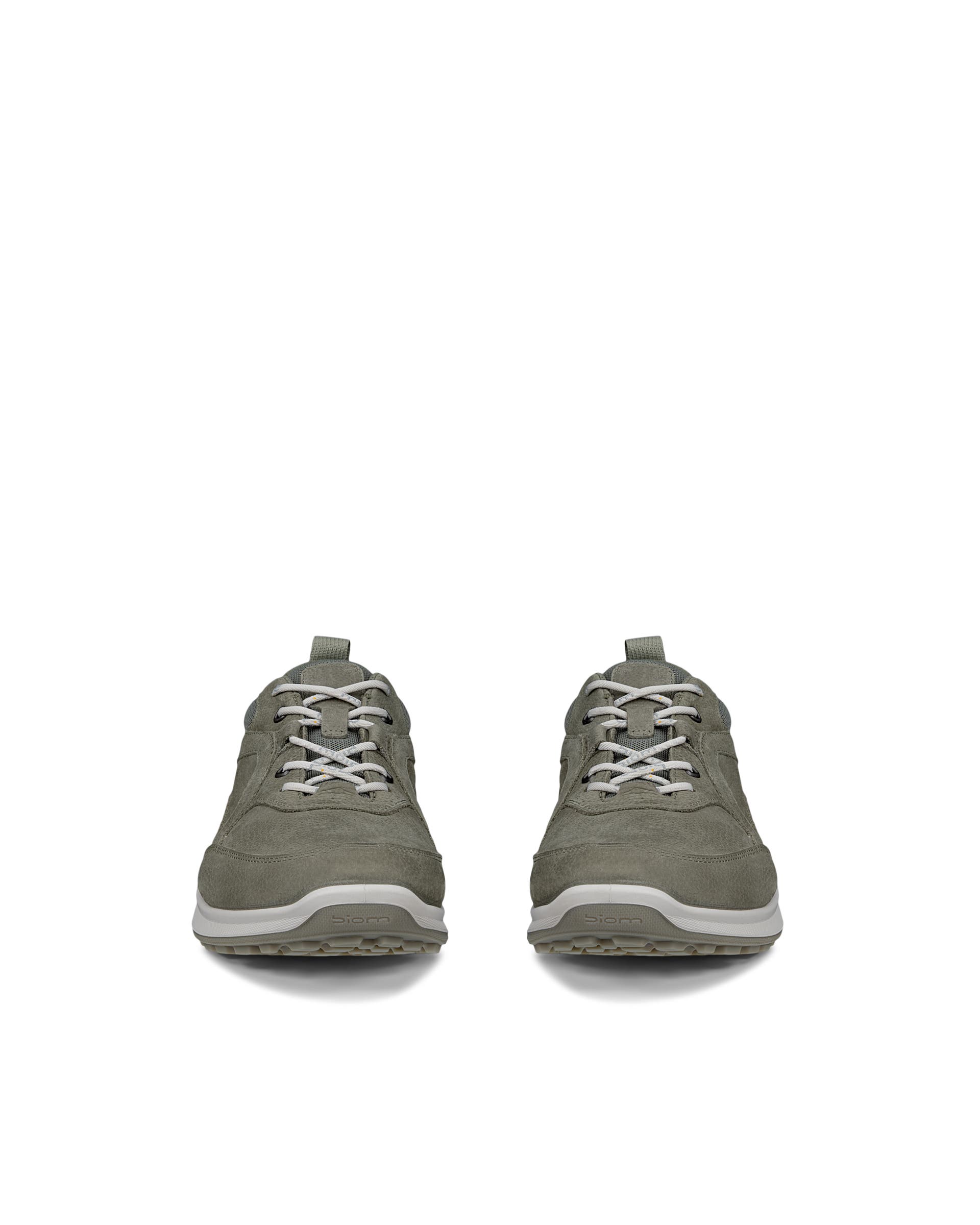 ECCO® BIOM ENERGI sneakers i nubuck til herrer - Grøn - Front pair