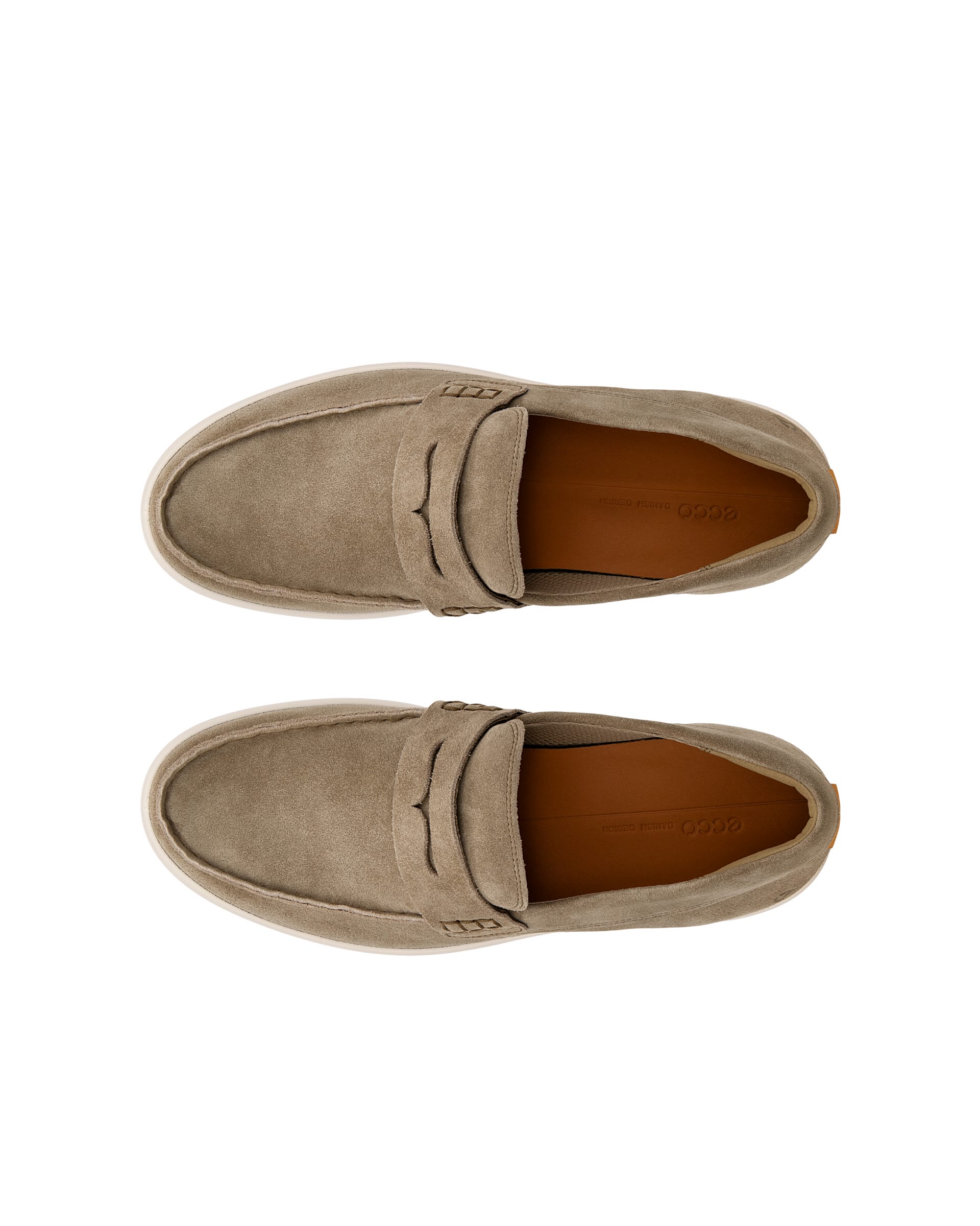 Men's ECCO® Soft 7 Suede Penny Loafer
