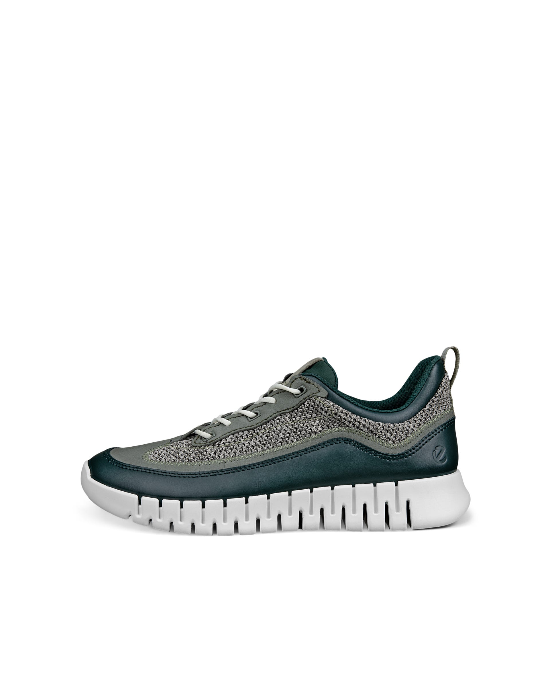 ECCO GRUUV Men メンズ レザースニーカー | ブラック
