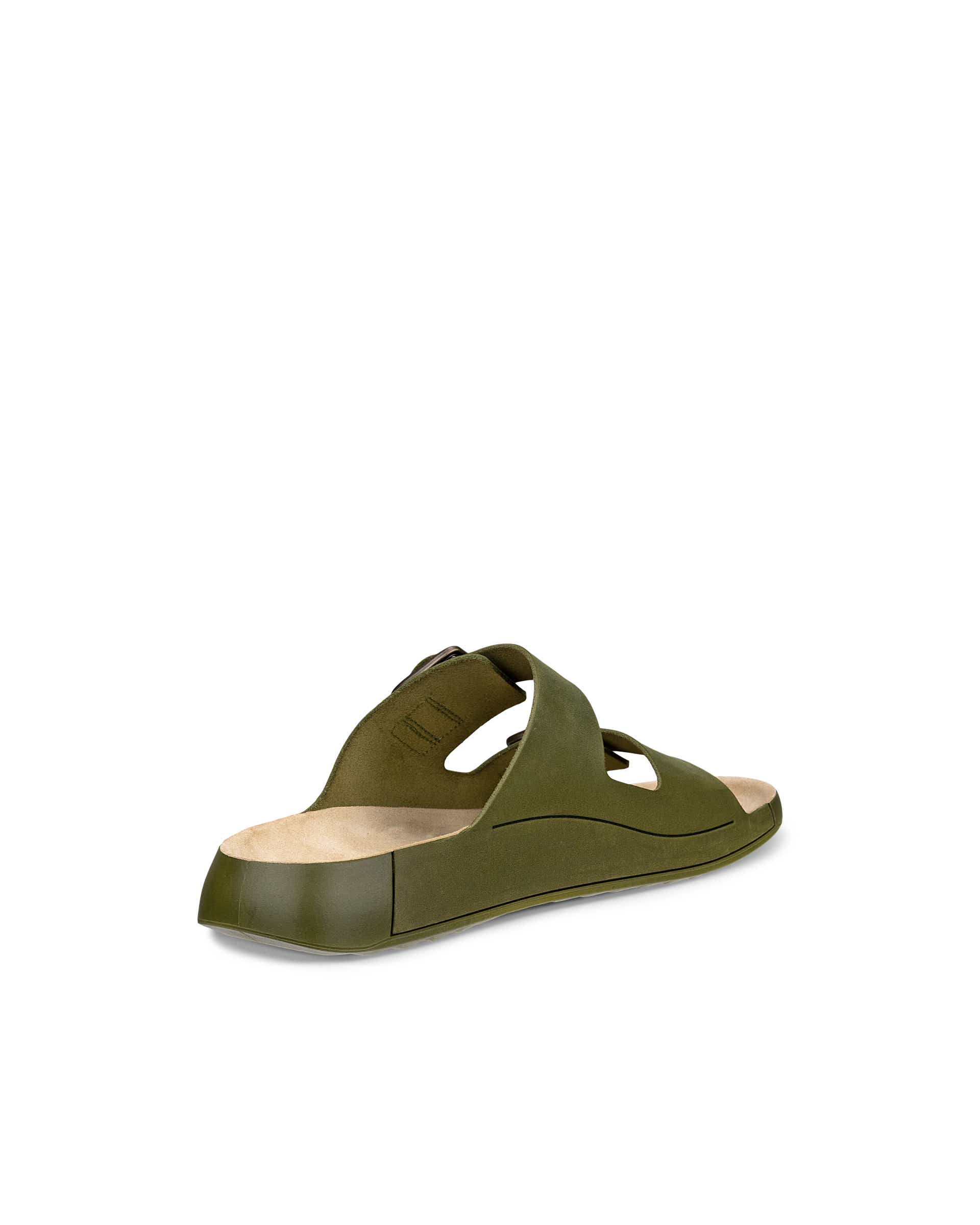 Pánske nubukové sandále 2 remienky ECCO® Cozmo - Zelená - Back