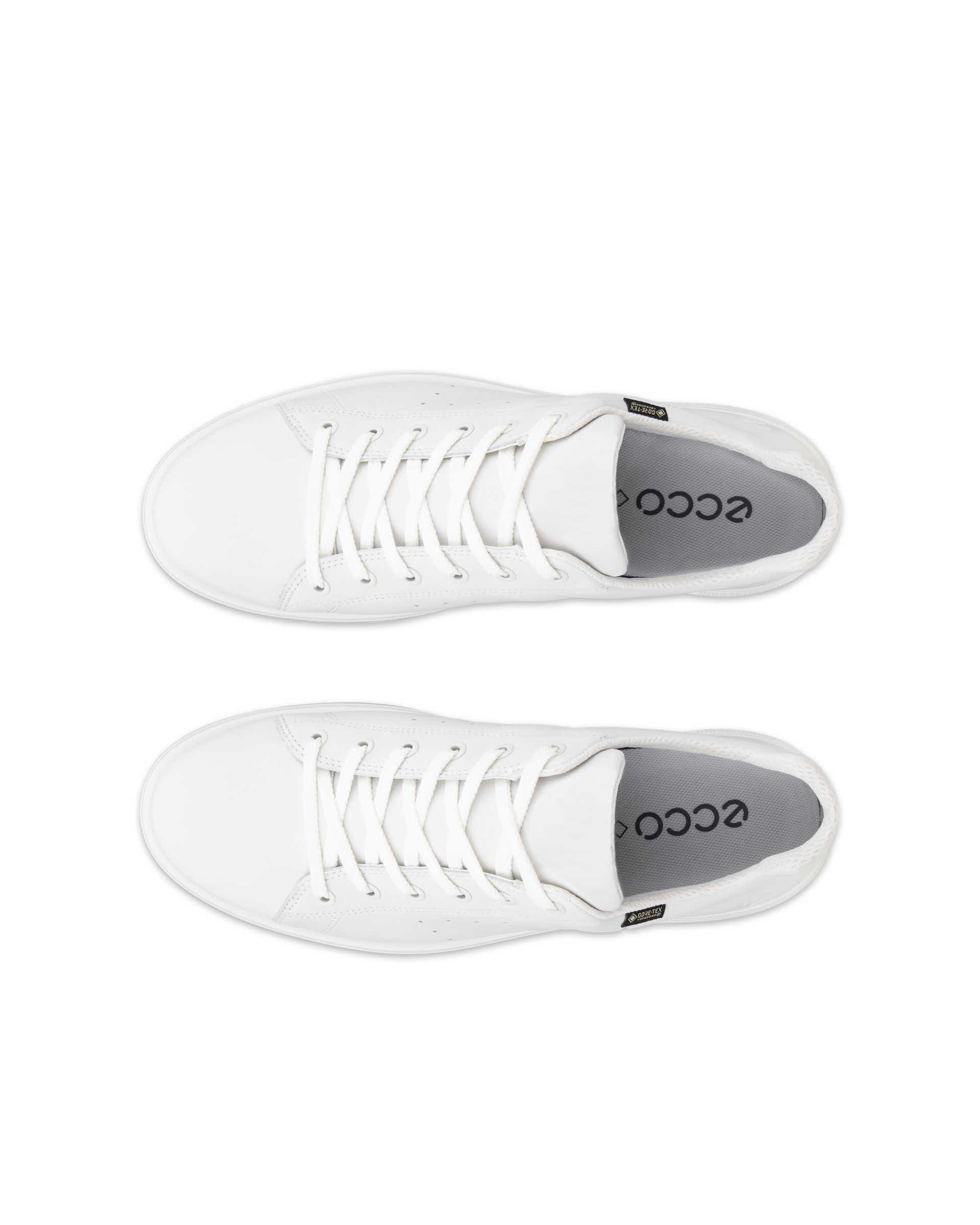 ECCO® Street 720 Skinnsneaker med Gore-Tex herr - Vit - Top left pair