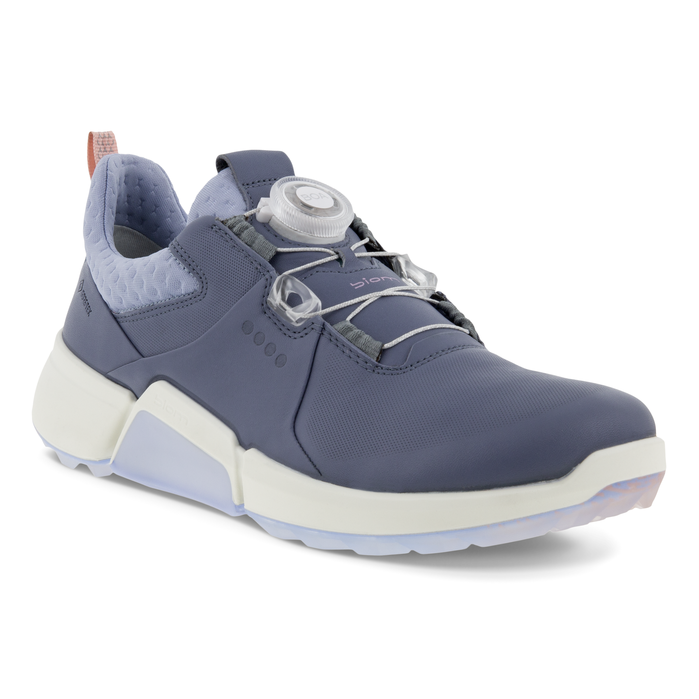 ECCO Golf BIOM H4 ウィメンズ レザーGore-Texゴルフシューズ | ブルー ECCO Golf BIOM H4 ウィメンズ レザーGore-Texゴルフシューズ | ブルー