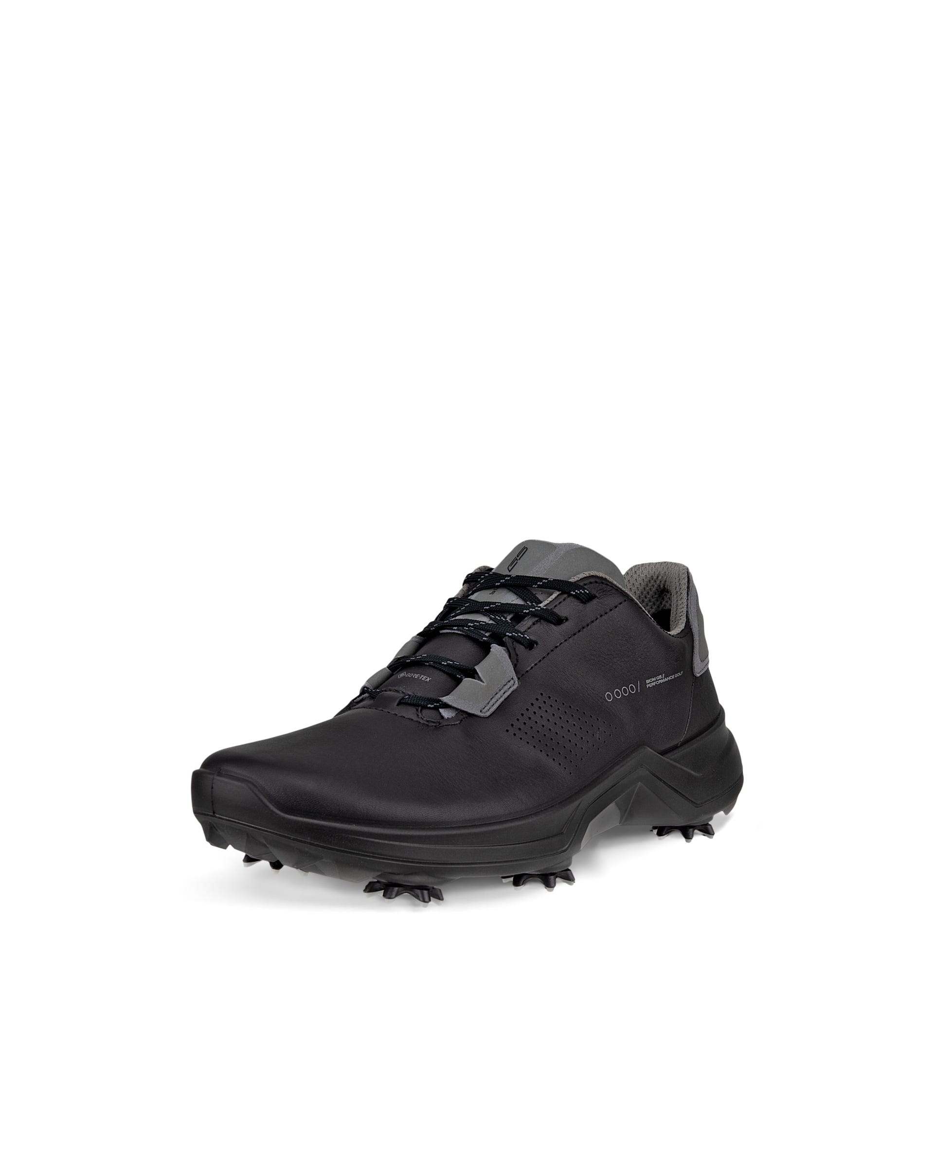 ECCO Golf BIOM G5 メンズ レザーGore-Texゴルフスパイク - ブラック - Main