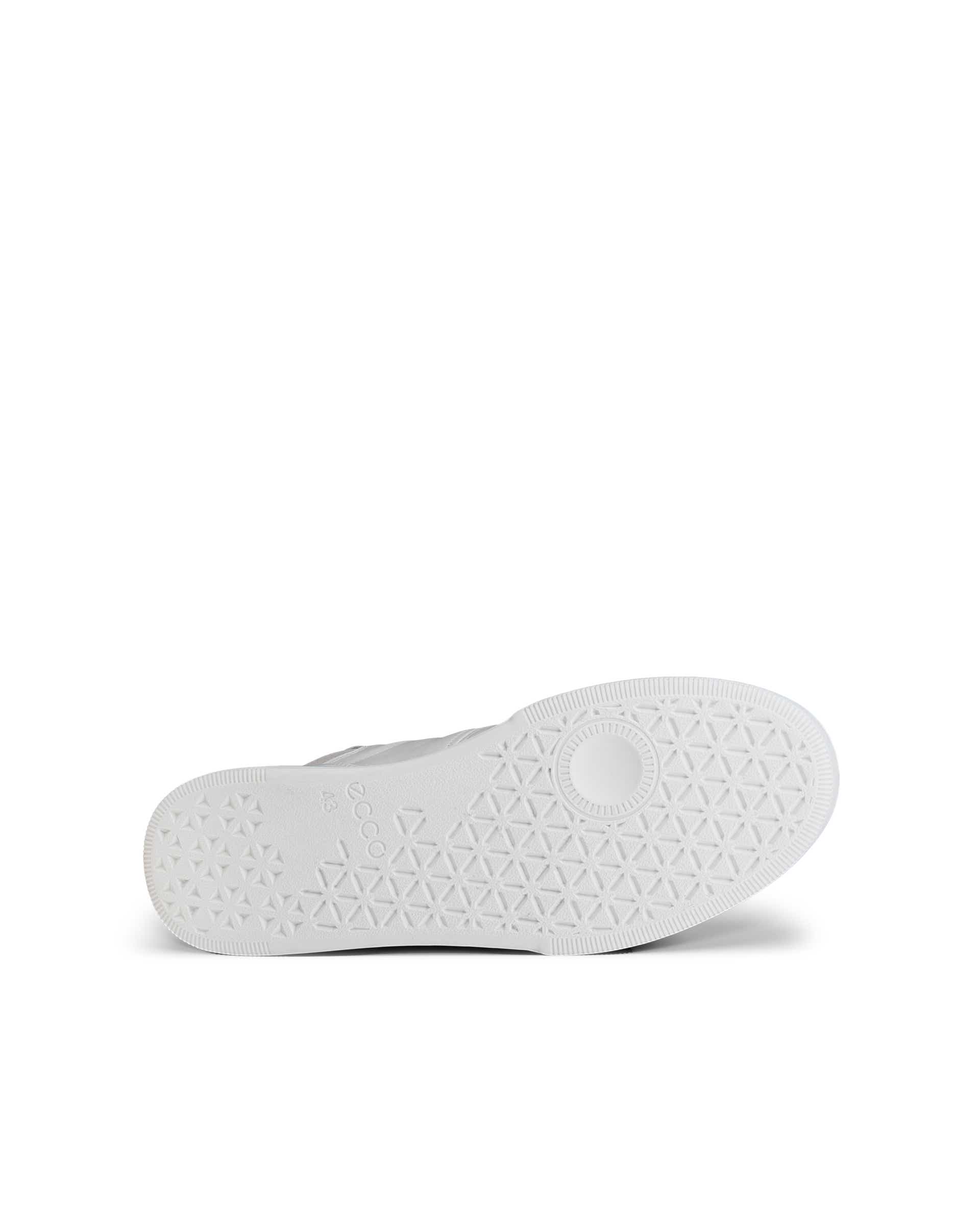 ECCO® STREET COURT Herren High Top-Ledersneaker - Weiss - Sole