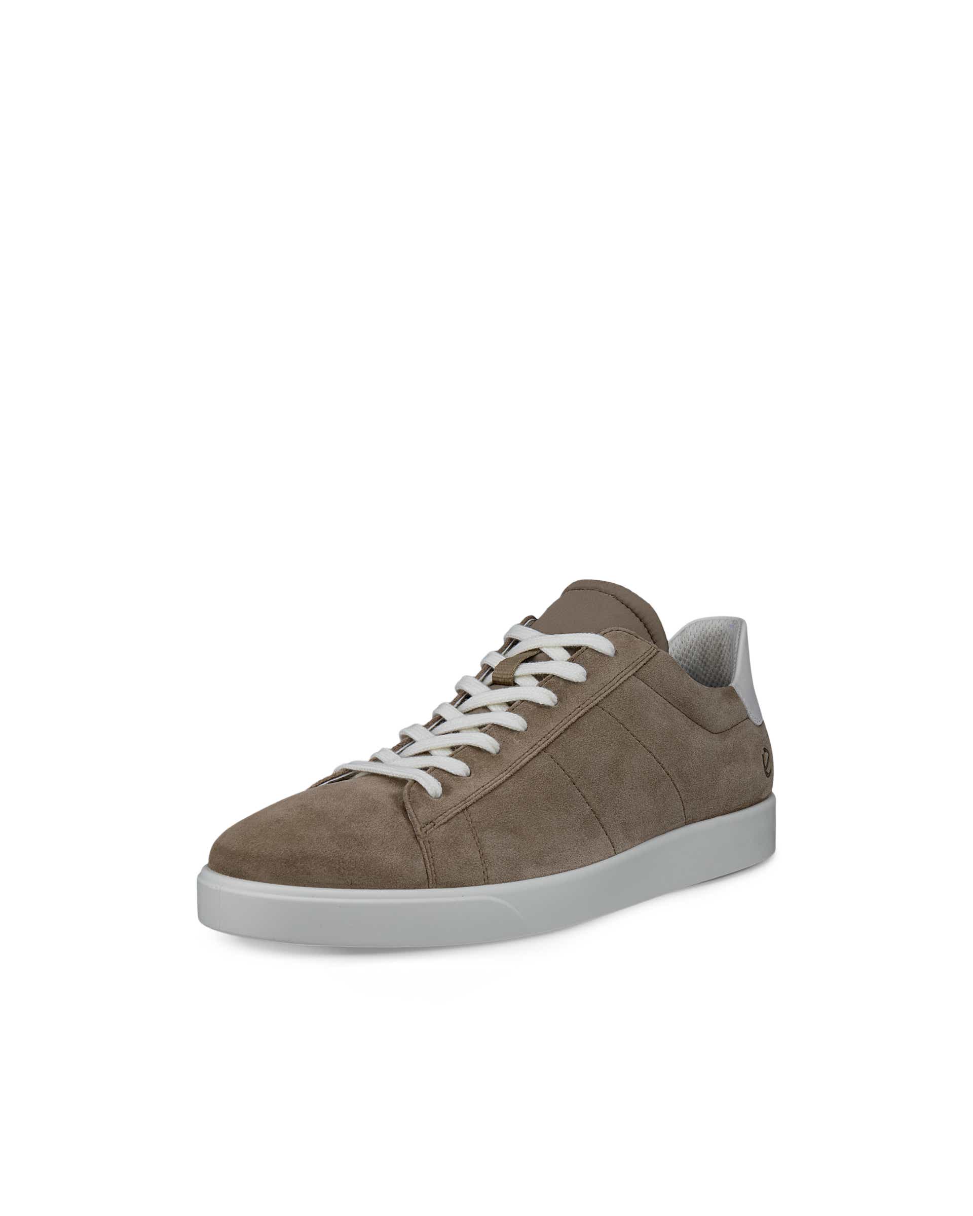 ECCO® STREET LITE baskets en daim pour homme - Marron - Main