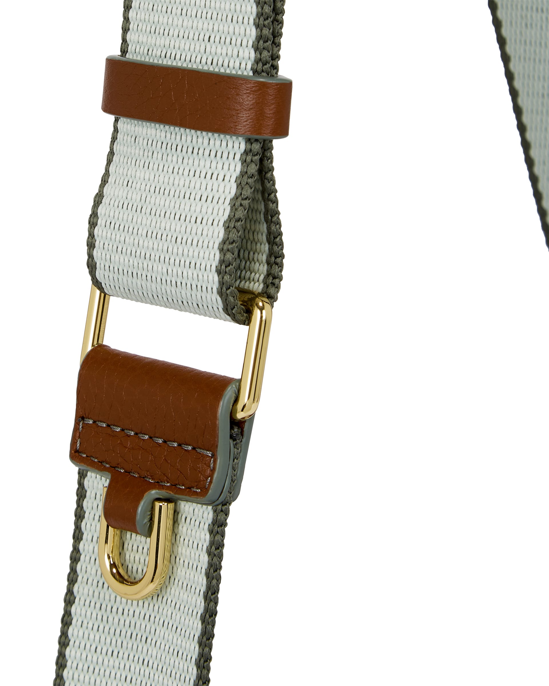 ECCO Saddle Pebbled レザーショルダーバッグ - ブラウン - Detail-1