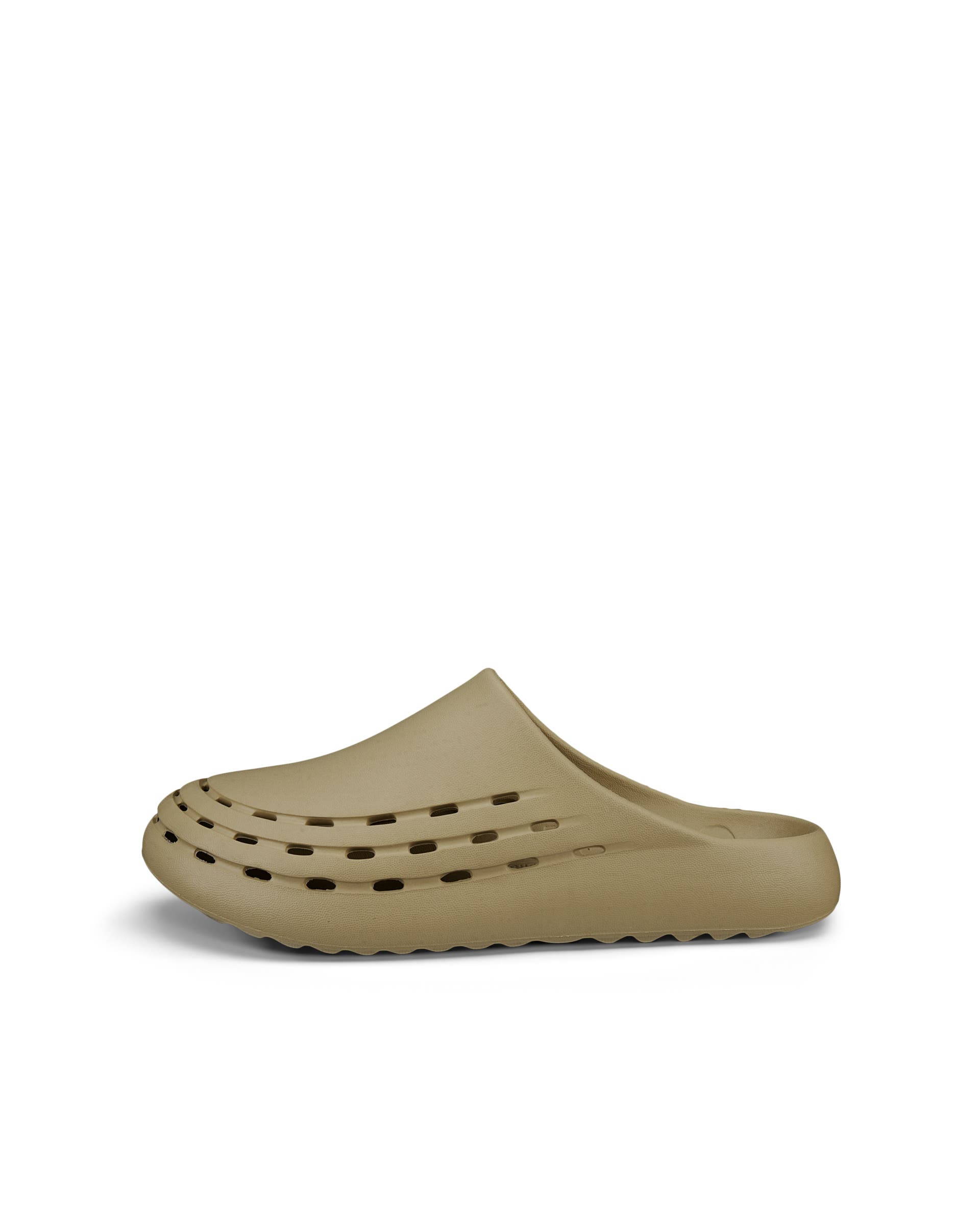 Men's ECCO® Cozmo Slide Slider - Beige - Outside