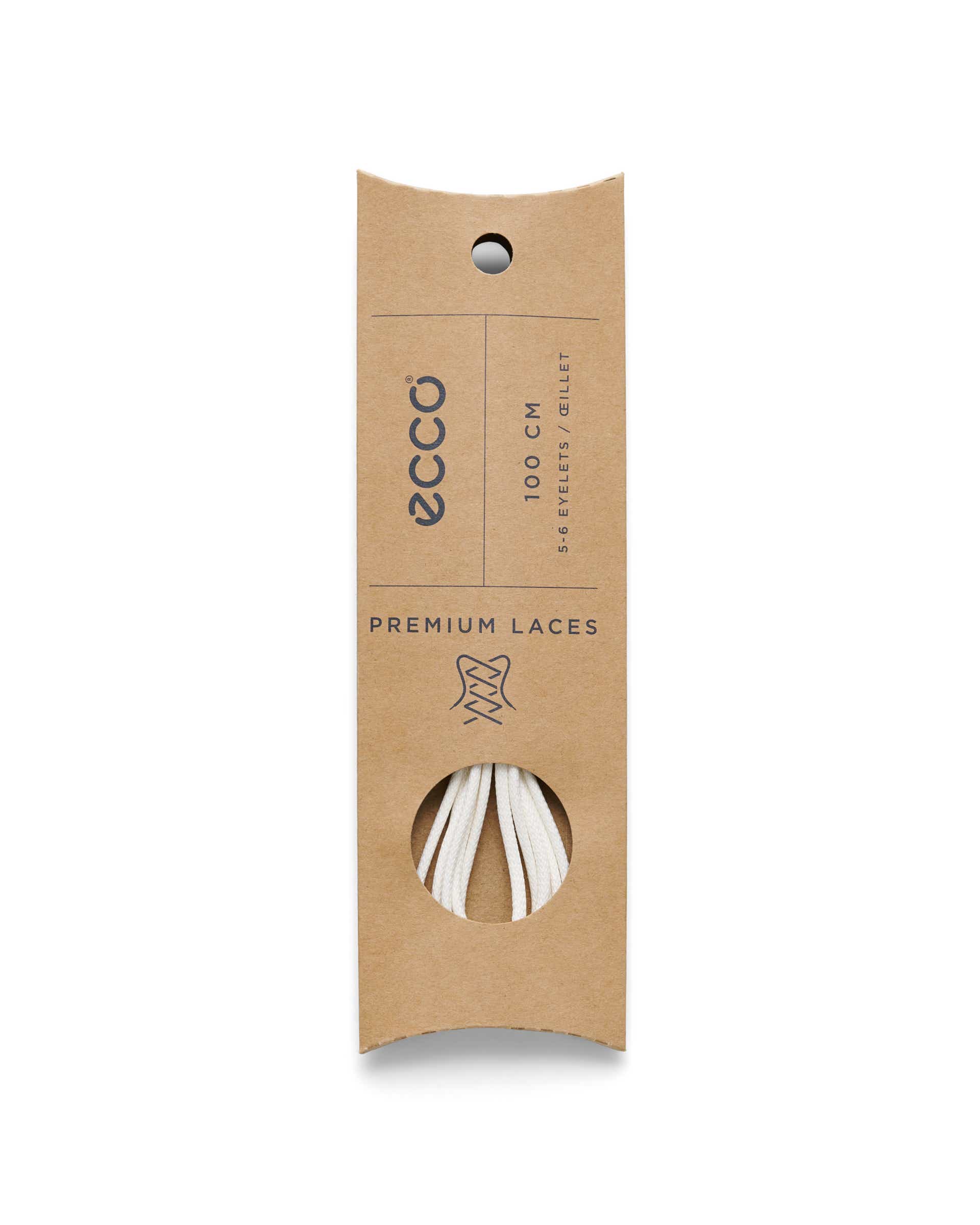 ECCO® Round Laces - White - Detail-2
