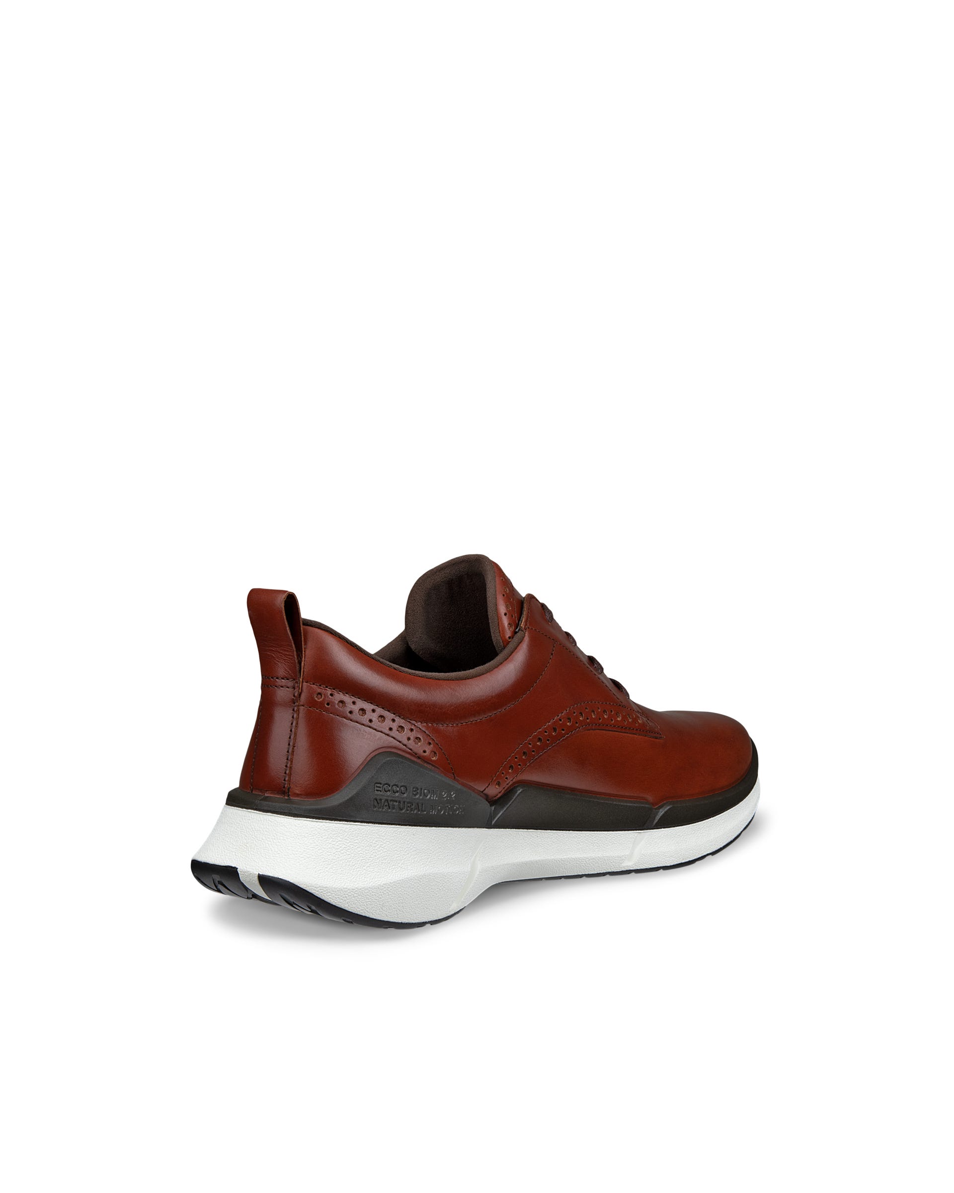 Men's ECCO® Biom 2.2 Leather Sneaker - Brown - Back