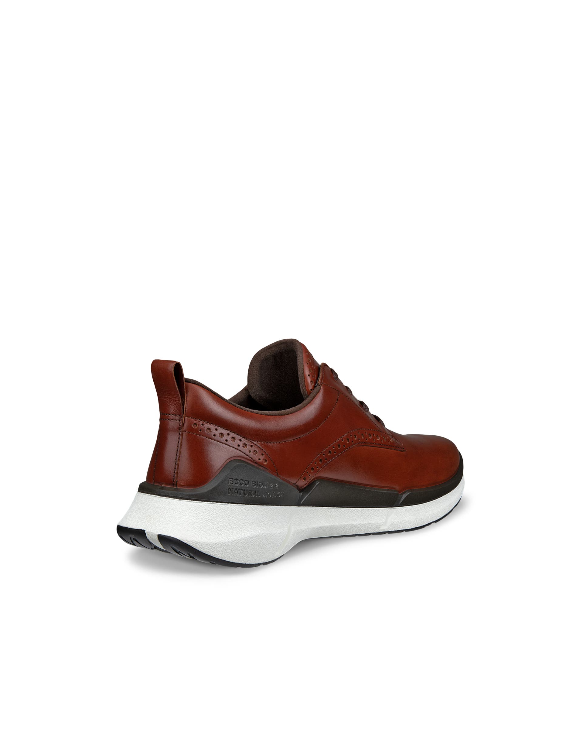 Men's ECCO® Biom 2.2 Leather Sneaker - Brown - Back