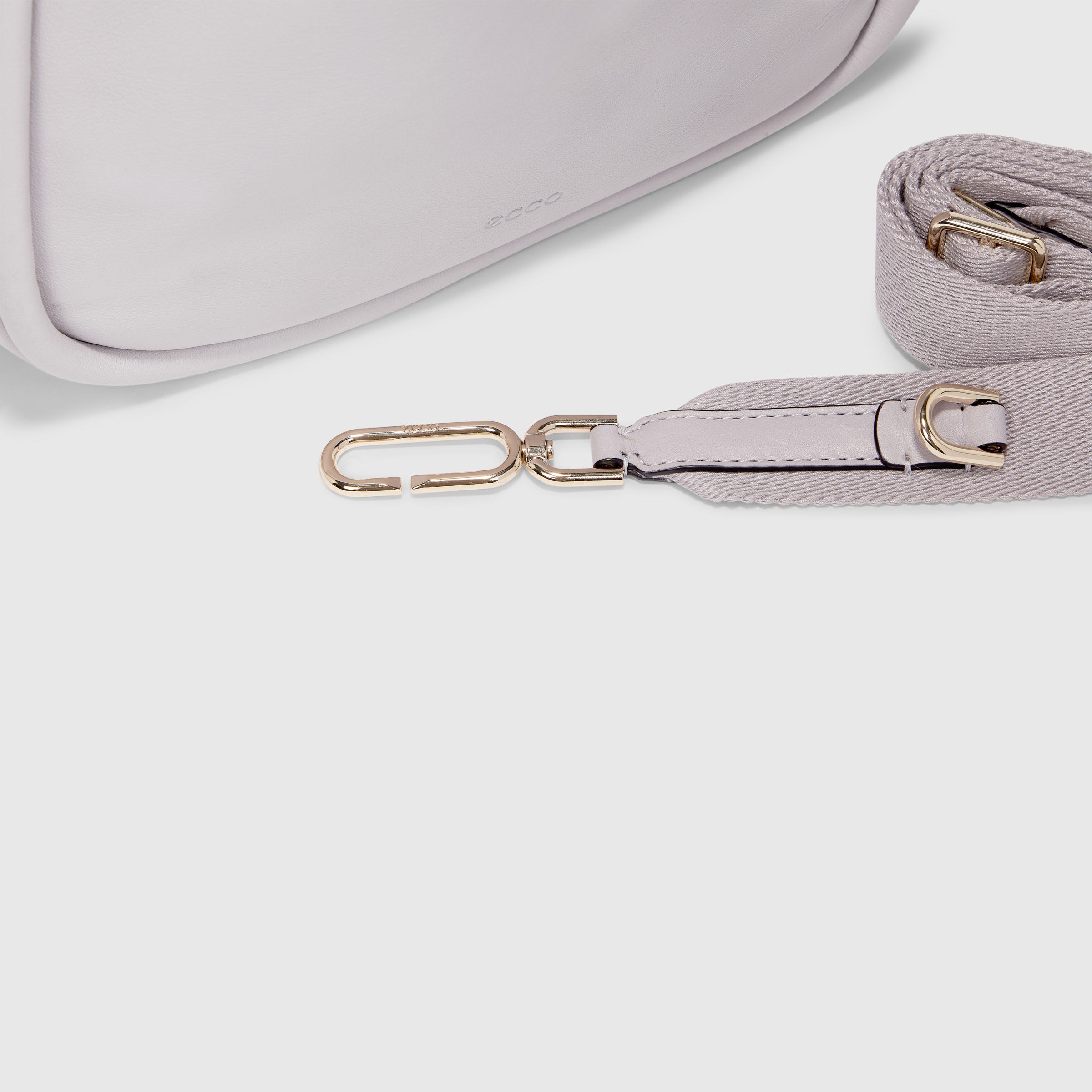 ECCO® Contact Leather Drawstring Bag - Purple - Detail-2