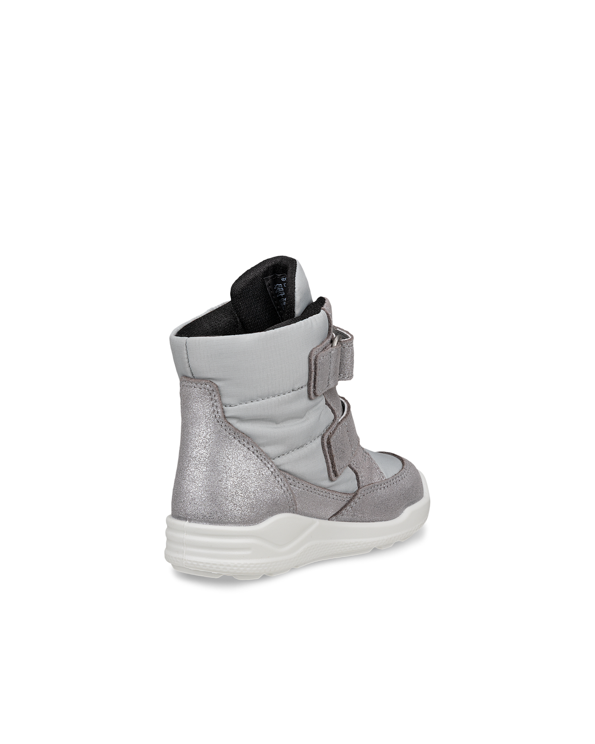 ECCO® URBAN MINI Kinder Halbhoher Stiefel aus Veloursleder mit Gore-Tex - Metallic - Back