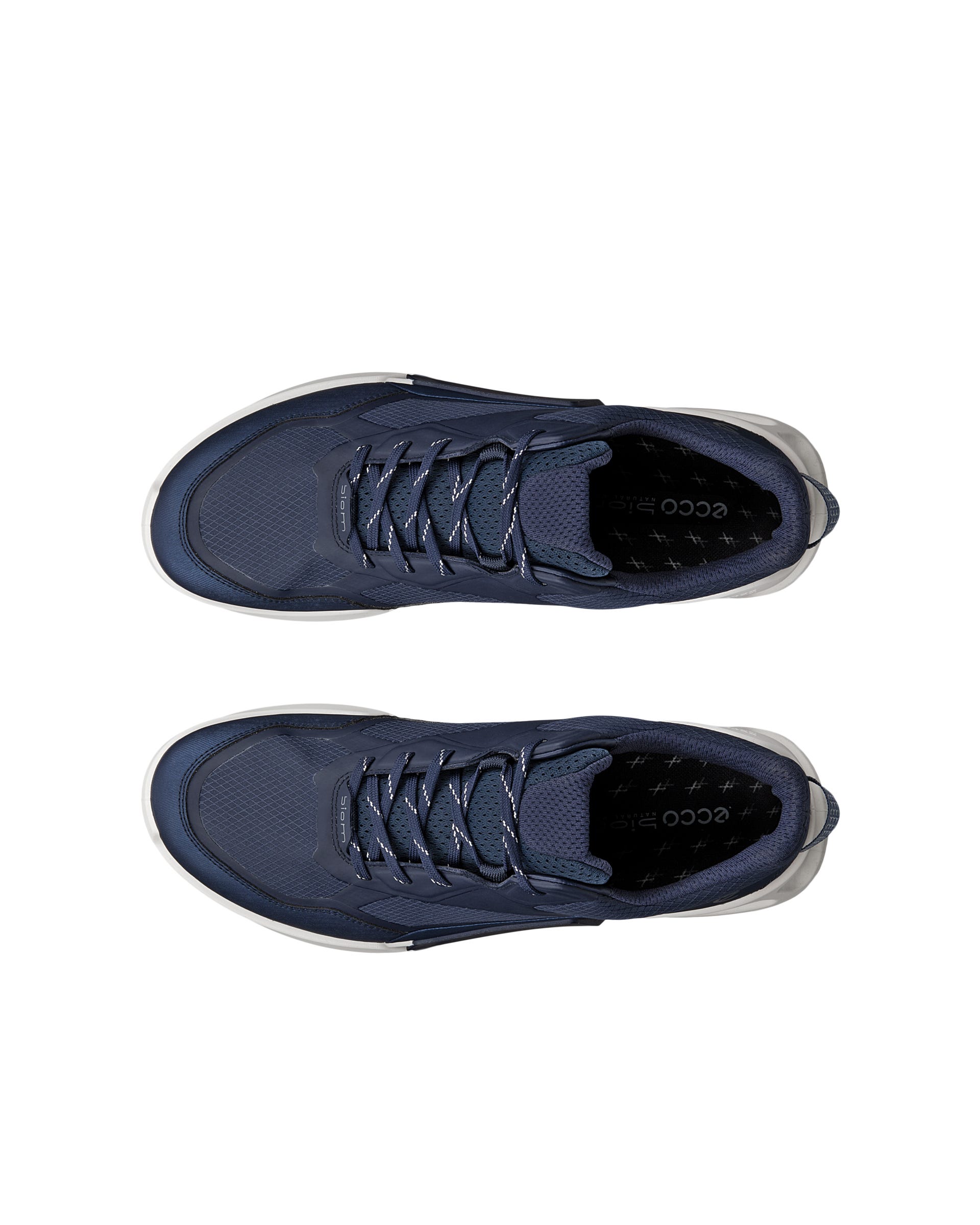 ECCO® BIOM 2.1 X MOUNTAIN Hög hikingsko i textil med Gore-Tex herr - Blå - Top left pair