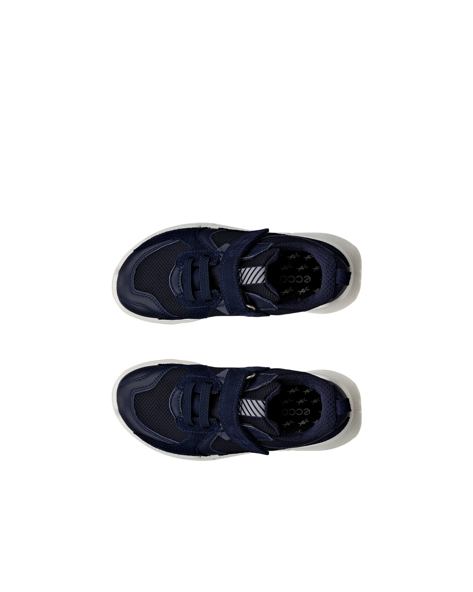 ECCO® BIOM 2.2 Kinder Outdoor-Schuhe aus Leder - Blau - Top left pair