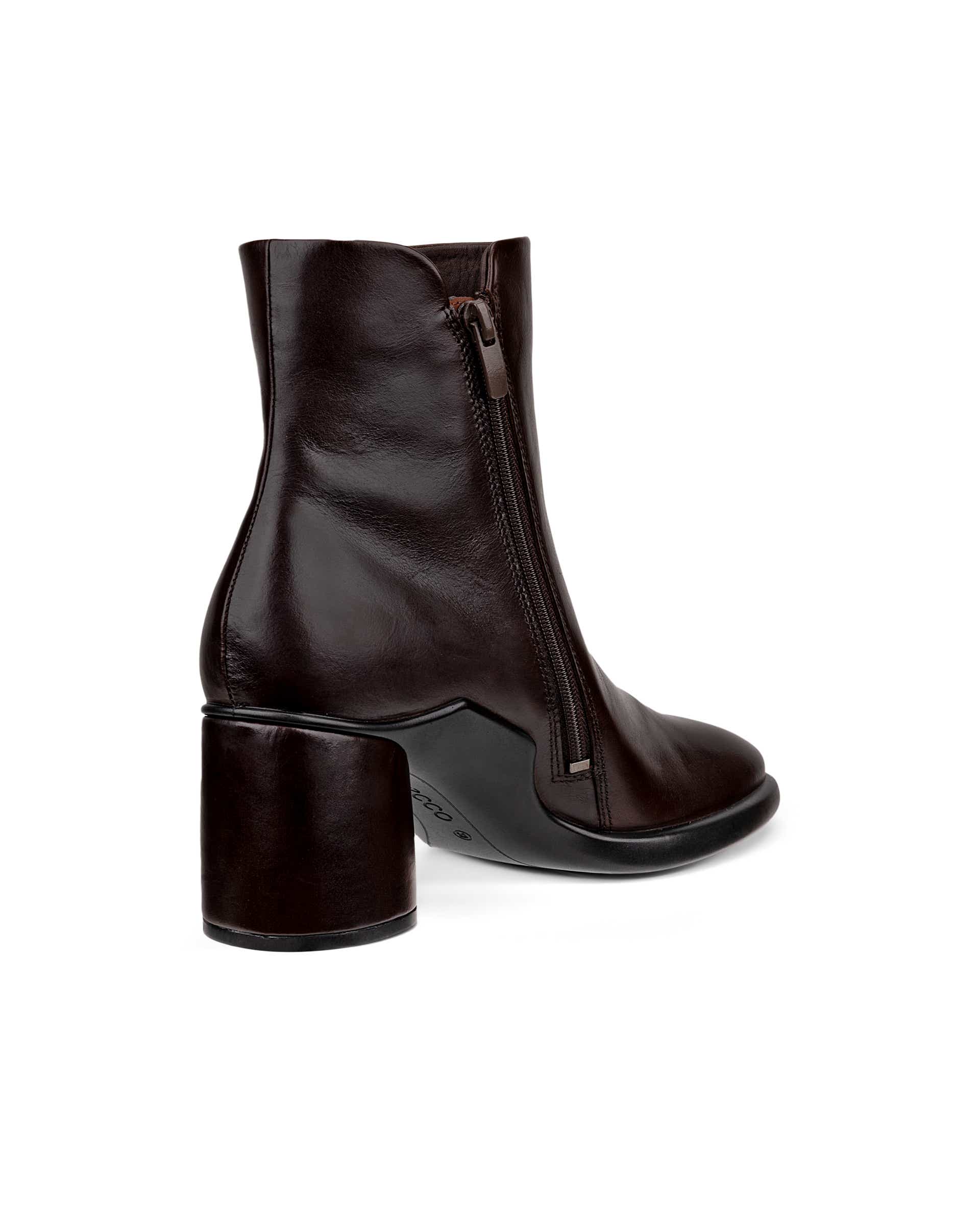 ECCO® SCULPTED LX 55 bottes mi-hautes en cuir pour femme - Marron - Back