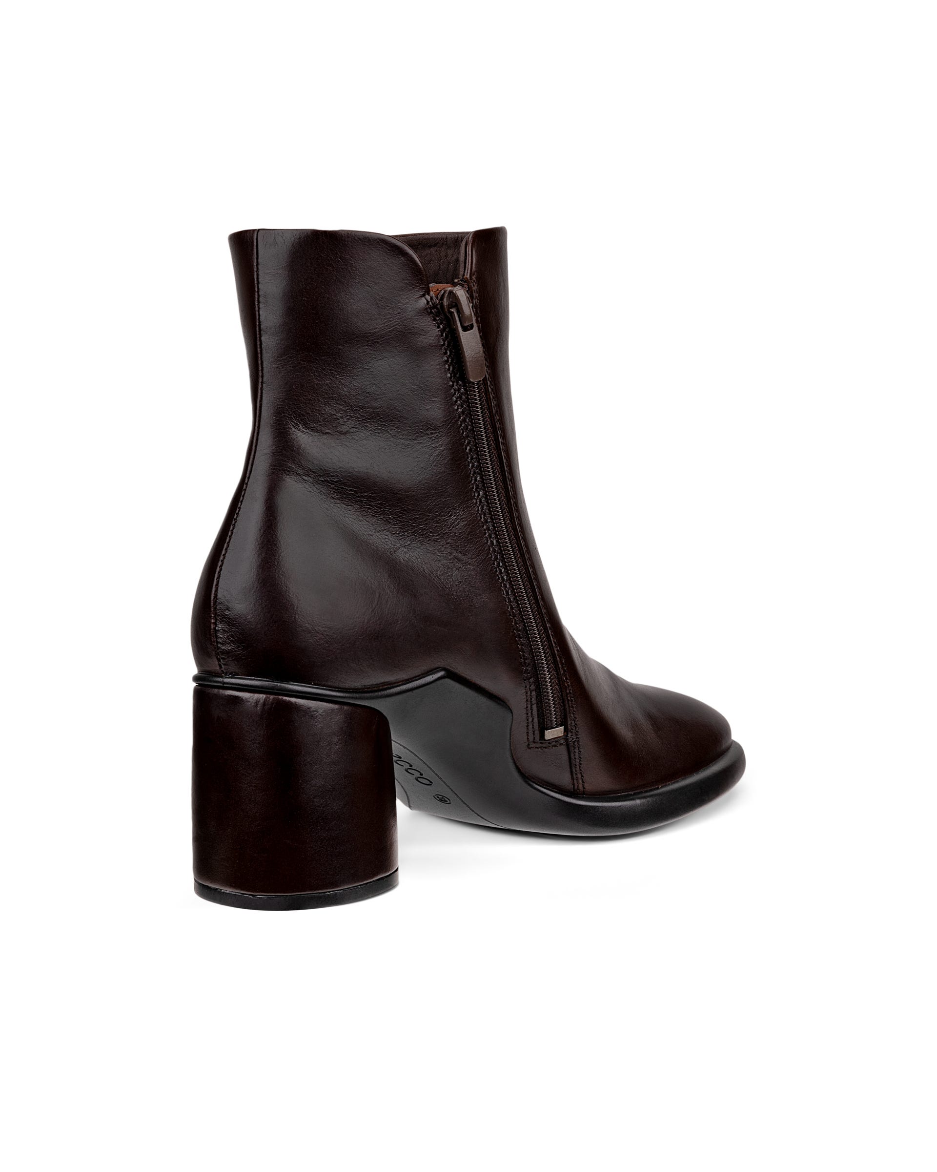ECCO® SCULPTED LX 55 bottes mi-hautes en cuir pour femme - Marron - Back