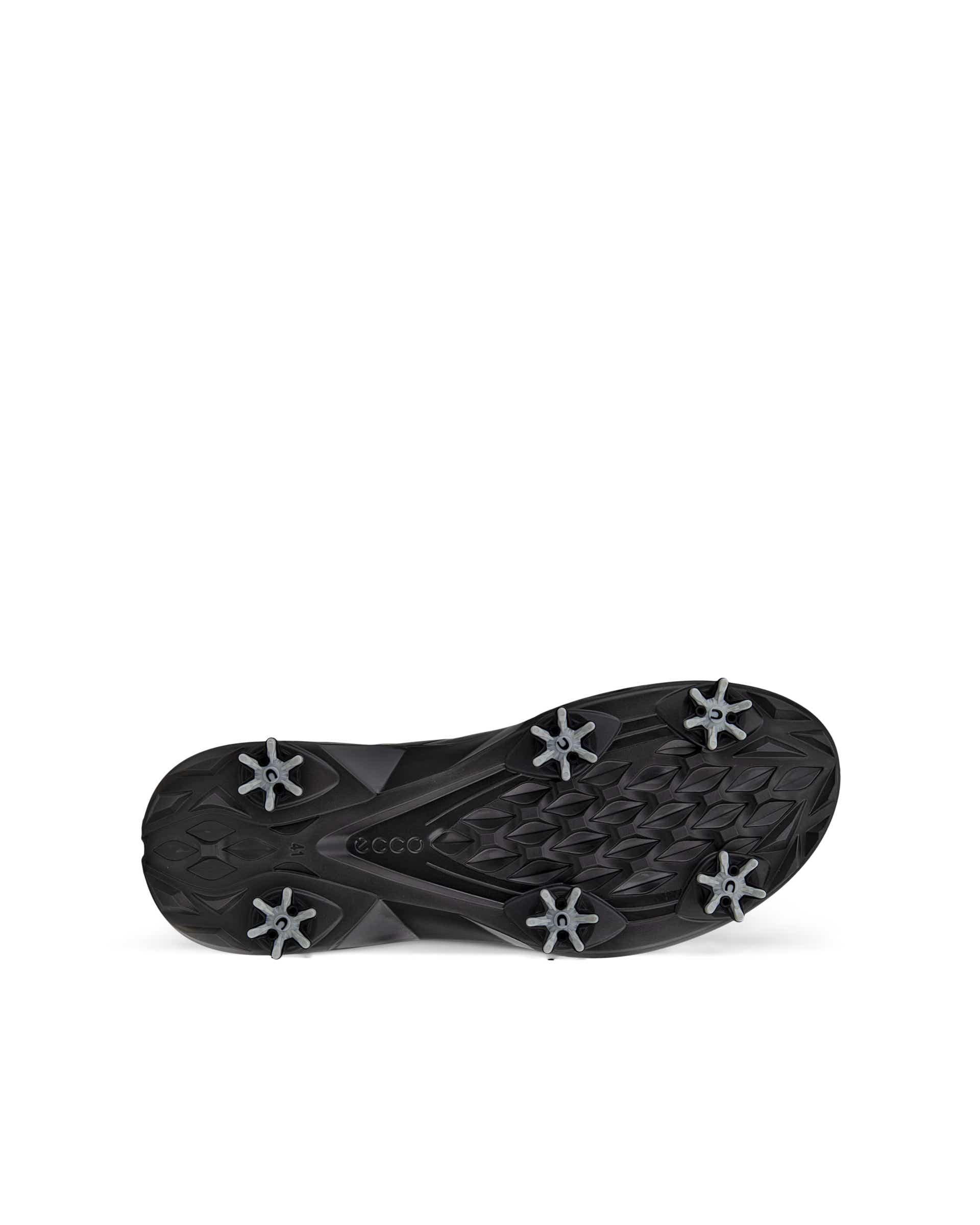ECCO Golf BIOM G5 メンズ レザーGore-Texゴルフスパイク - ブラック - Sole