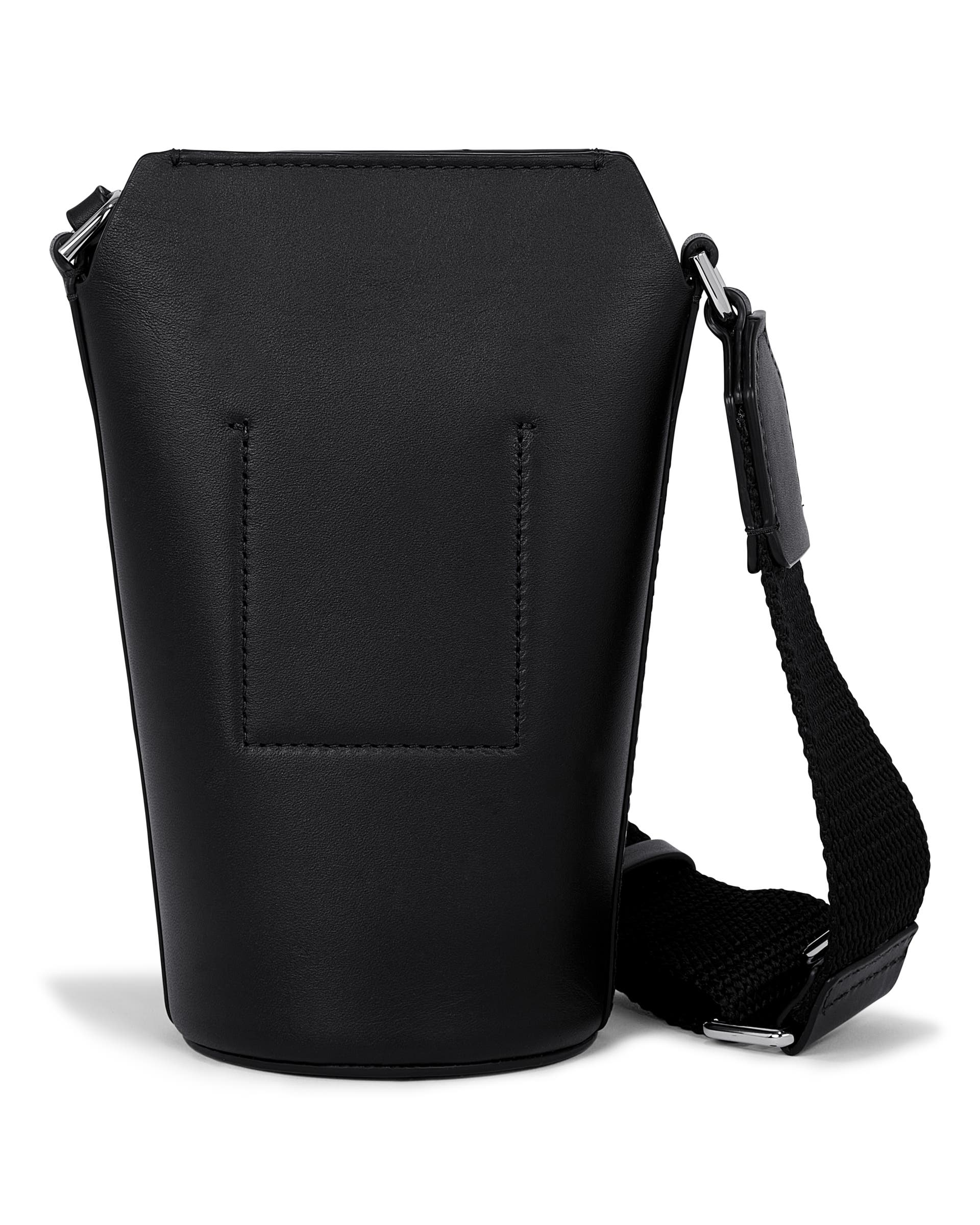 ECCO / ショルダーバッグ/レザー/BLK/無地/POT BAG CHAIN// ECCO POT BAG CHAIN レザークロスボディバッグ | ブラック