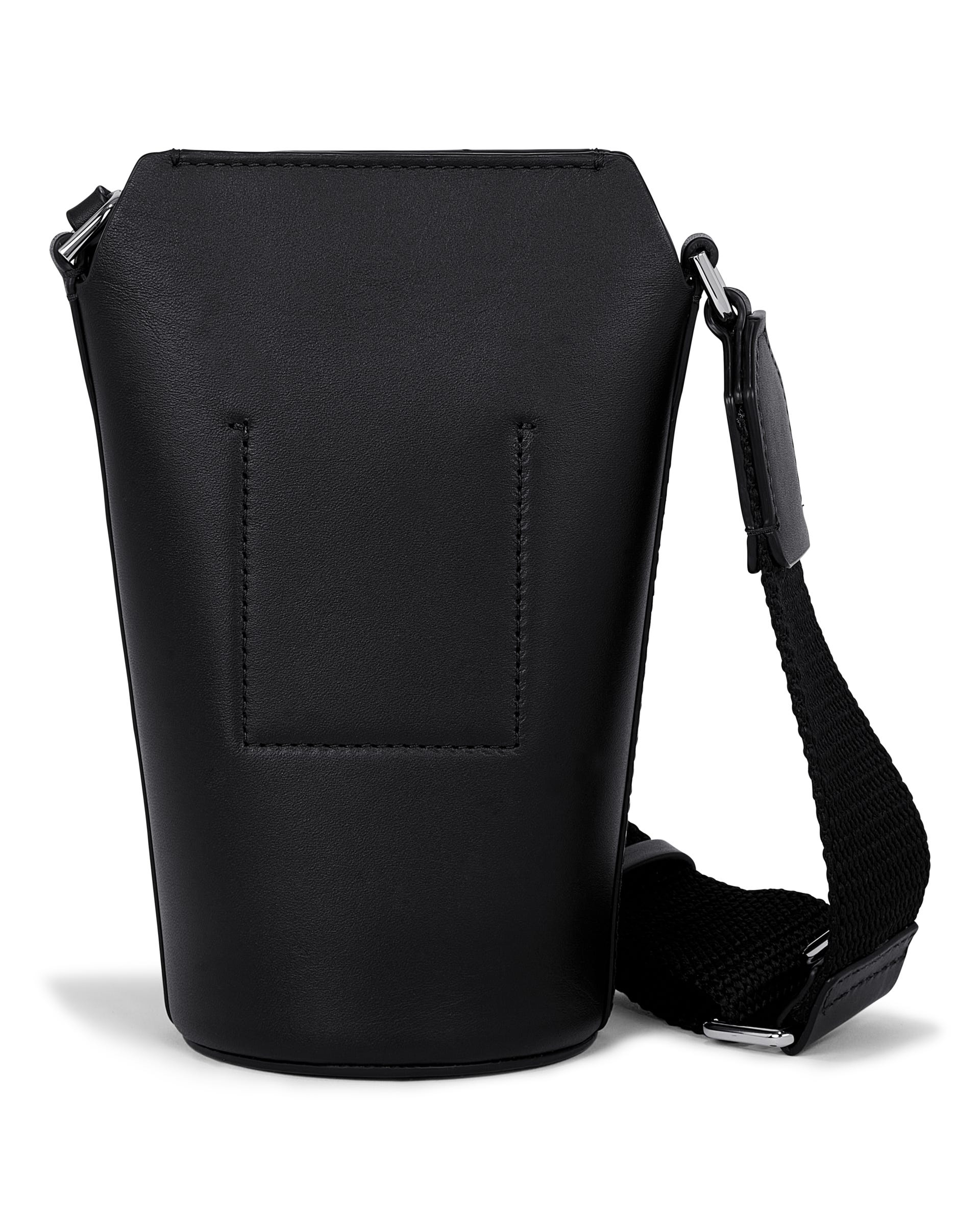 ECCO POT BAG CHAIN レザークロスボディバッグ | ブラック