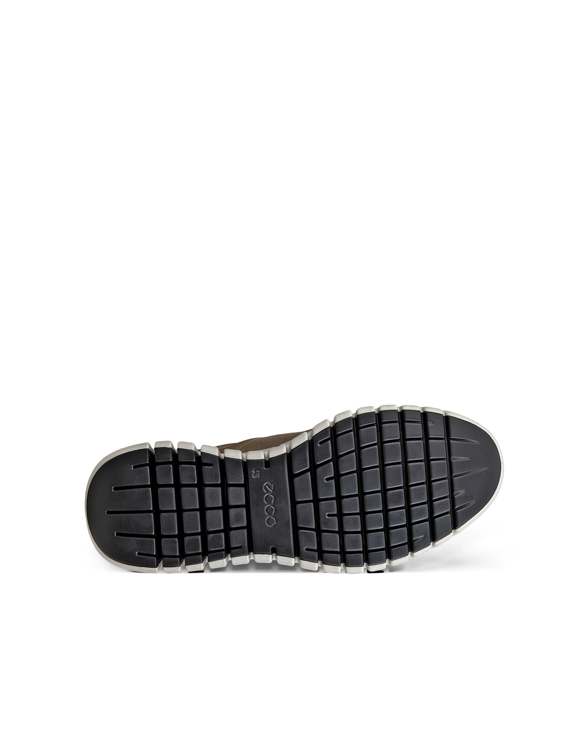 ECCO Gruuv MEN メンズ レザーGore-Texスニーカー - ブラウン - Sole