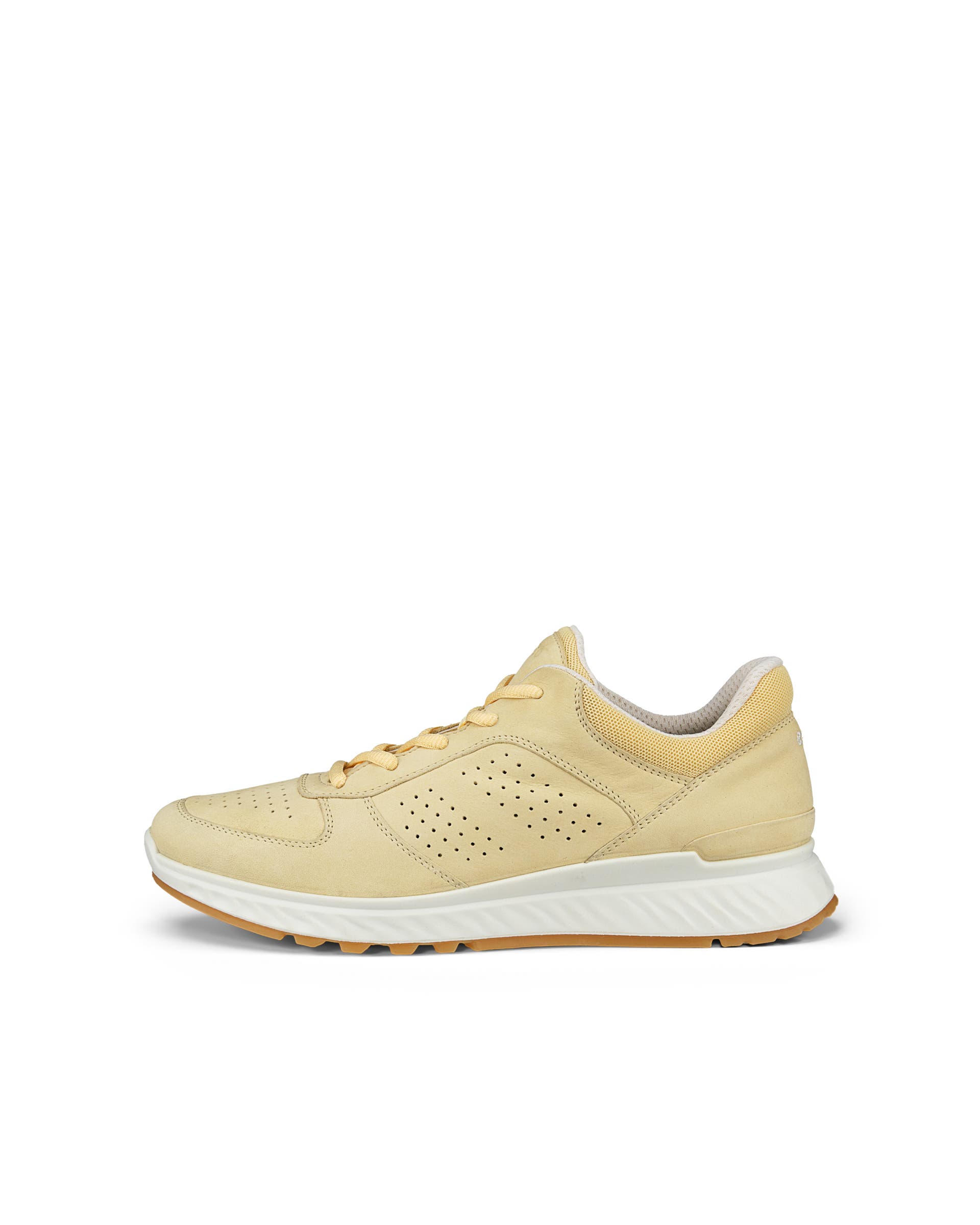 ECCO® Exostride Dames leren sneaker - Geel - Outside