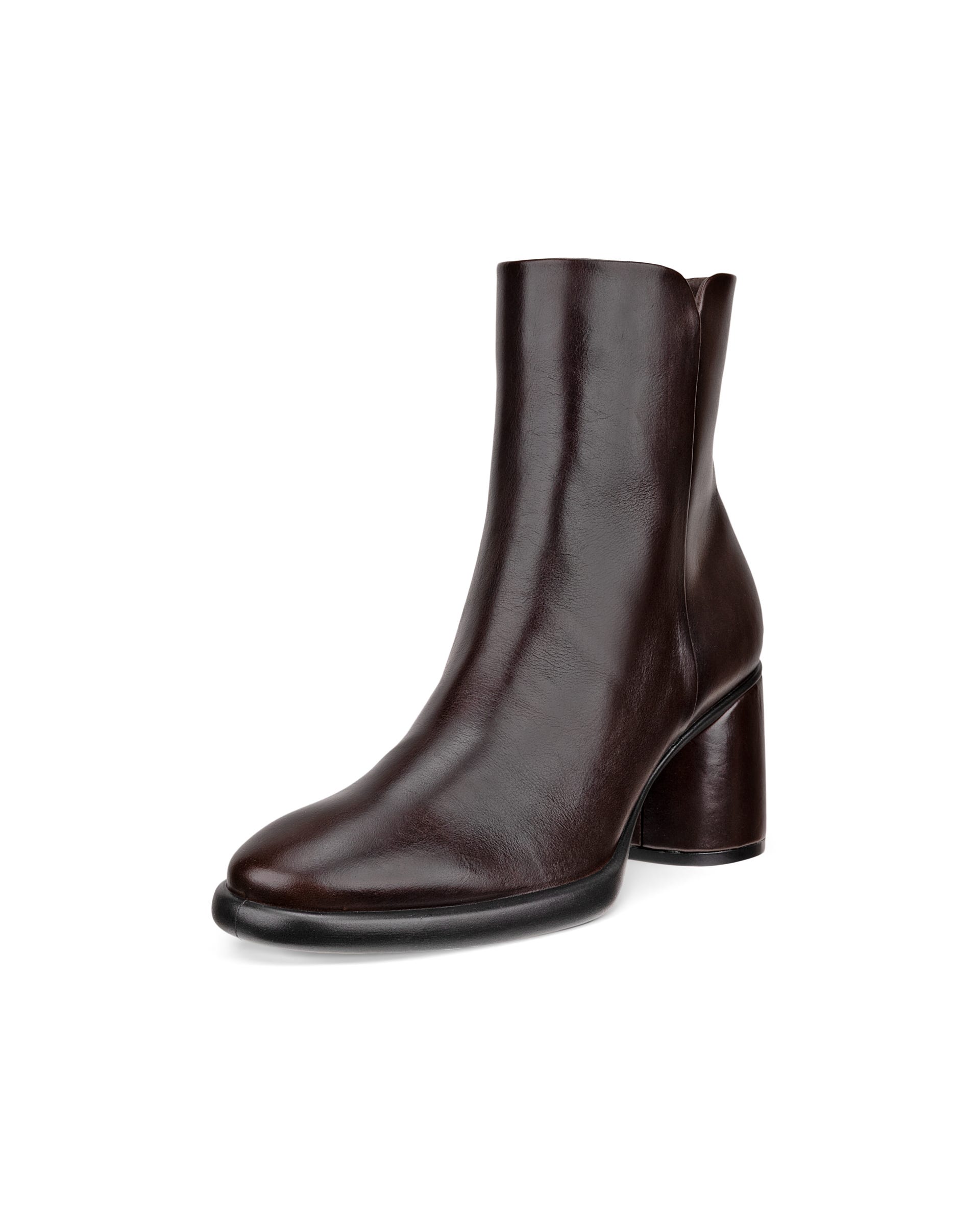 ECCO® SCULPTED LX 55 bottes mi-hautes en cuir pour femme - Marron - Main