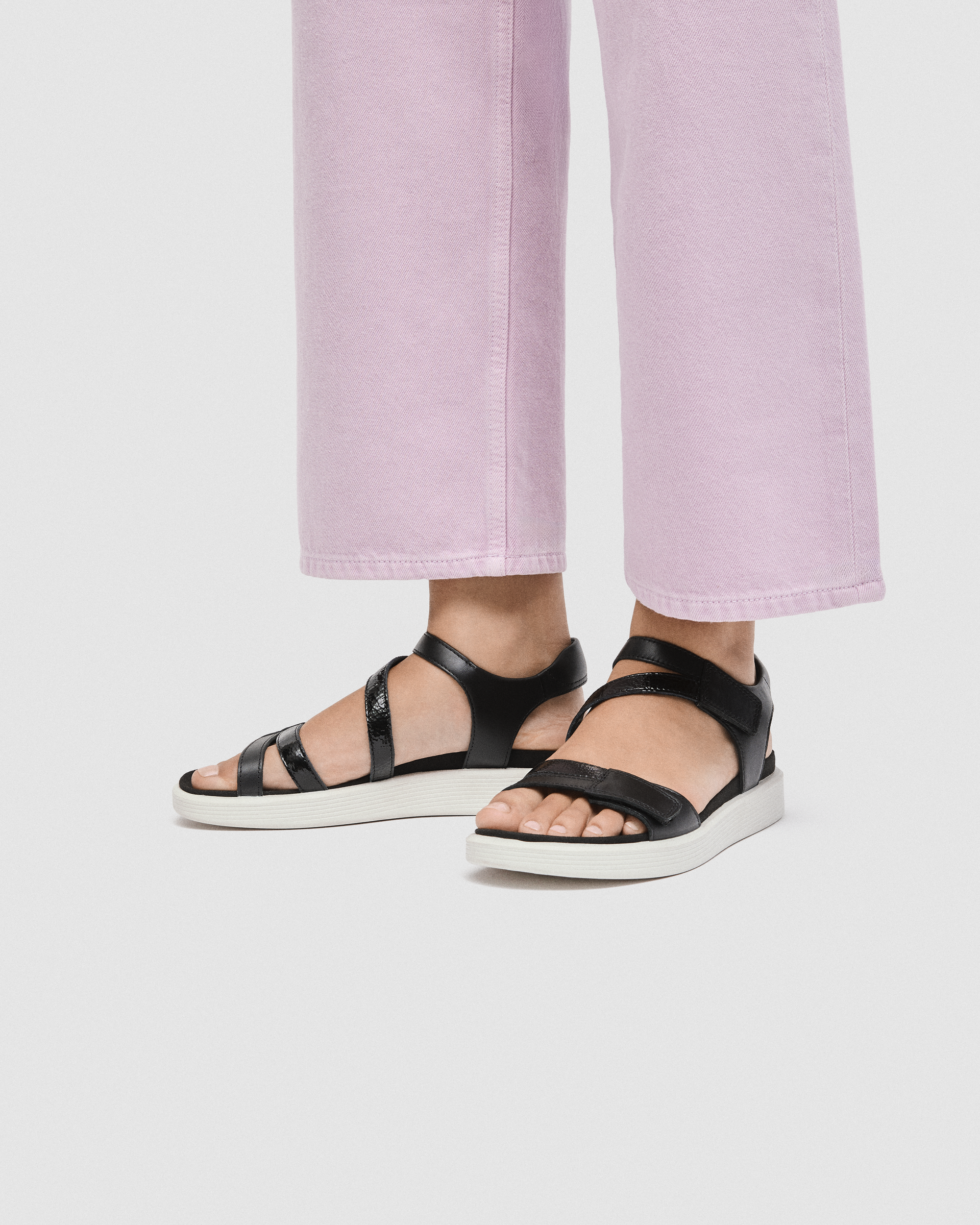 ECCO Soft Sandal — Black