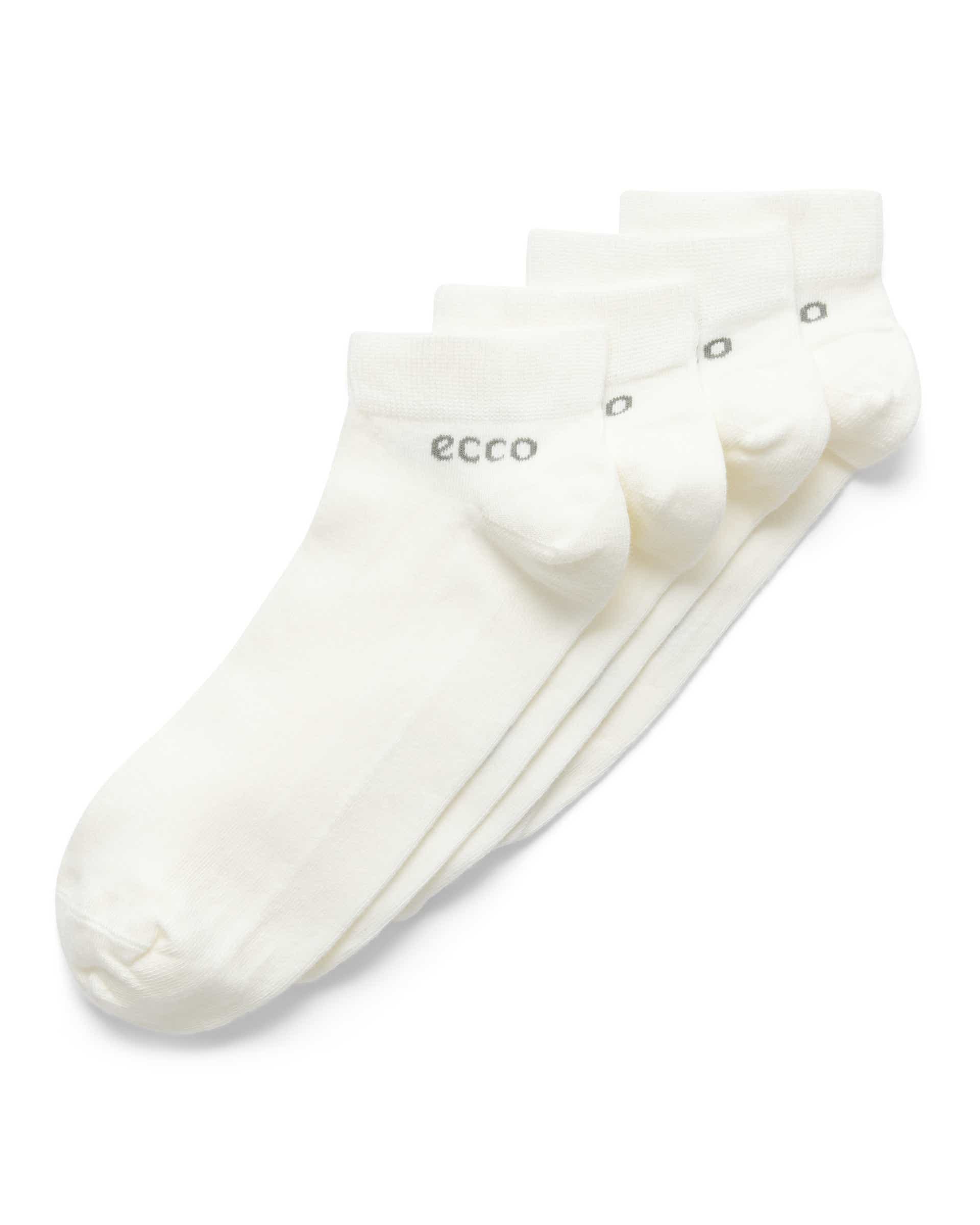 Unisex nízke ponožky (2 páry) ECCO® Longlife - Biela - Main