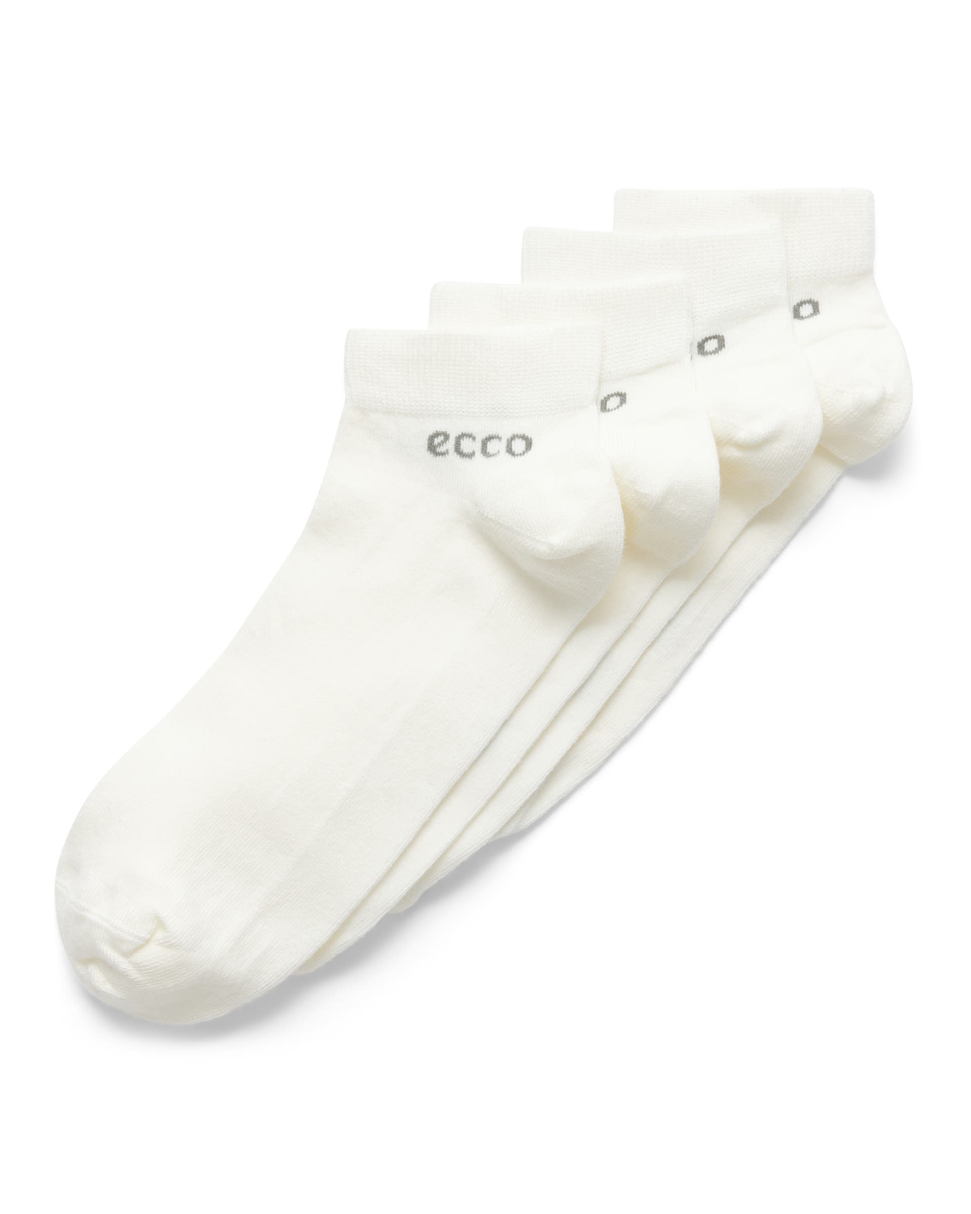 Unisex nízke ponožky (2 páry) ECCO® Longlife - Biela - Main