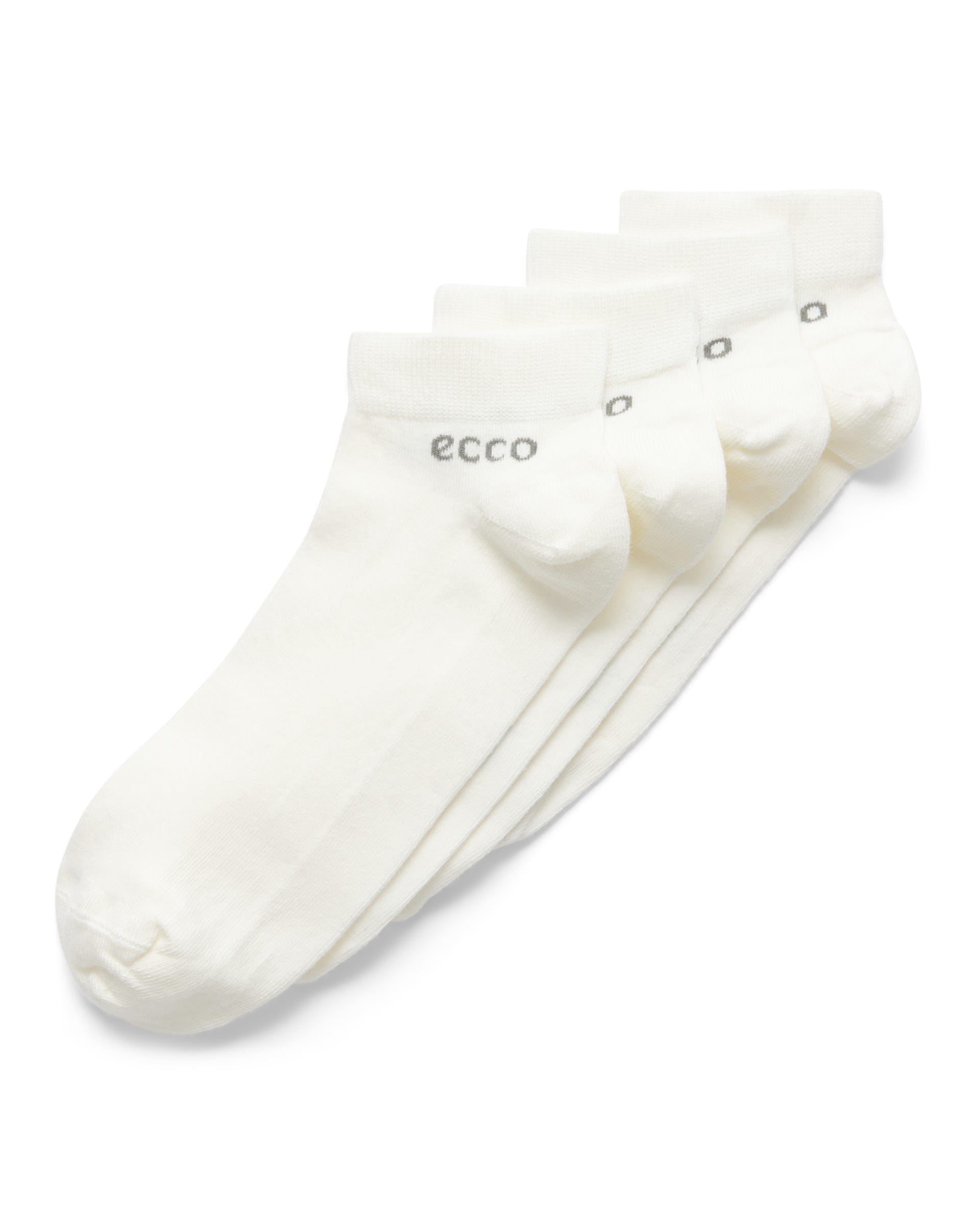 Unisex nízke ponožky (2 páry) ECCO® Longlife - Biela - Main